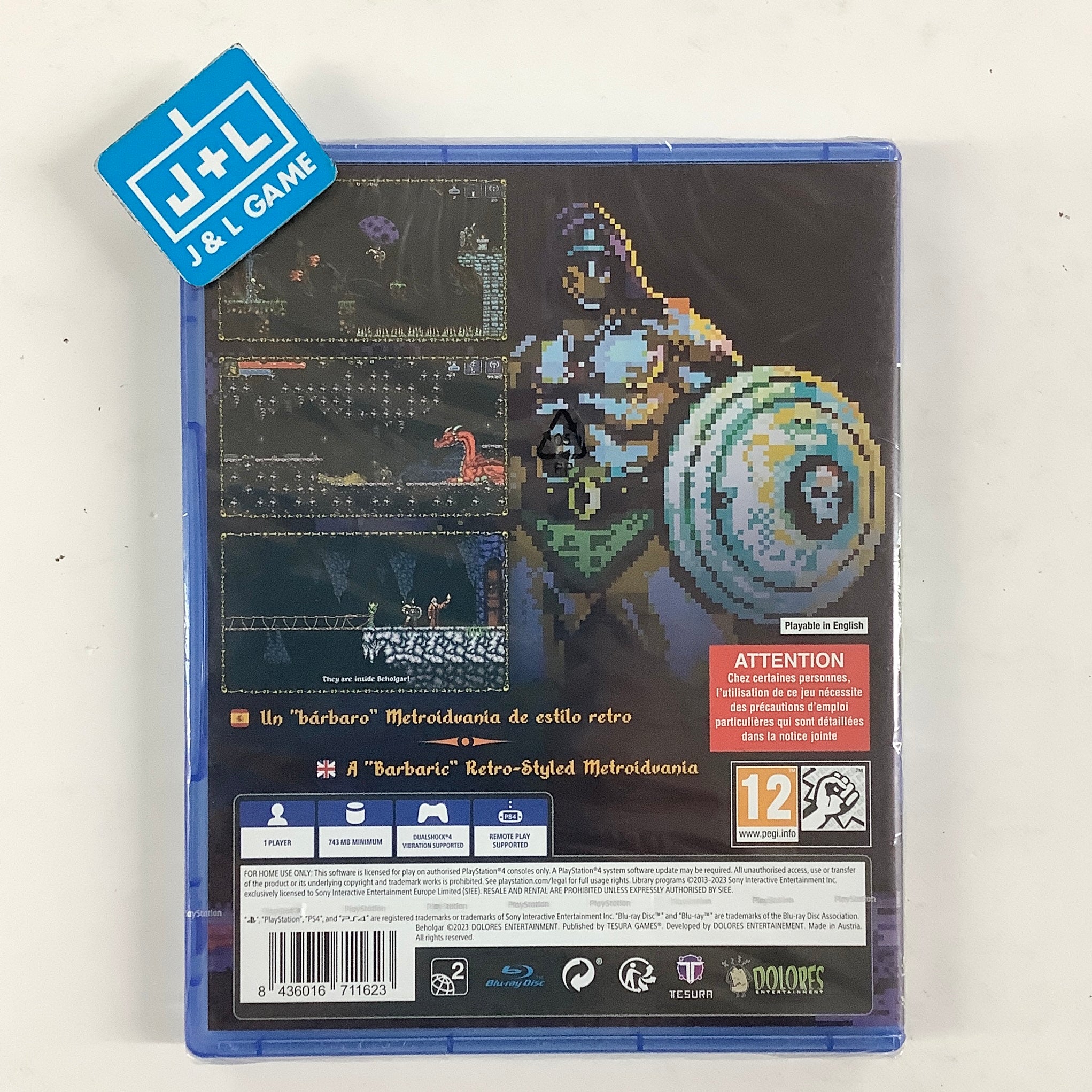 Beholgar - (PS4) PlayStation 4 (European Import) Video Games Tesura Games