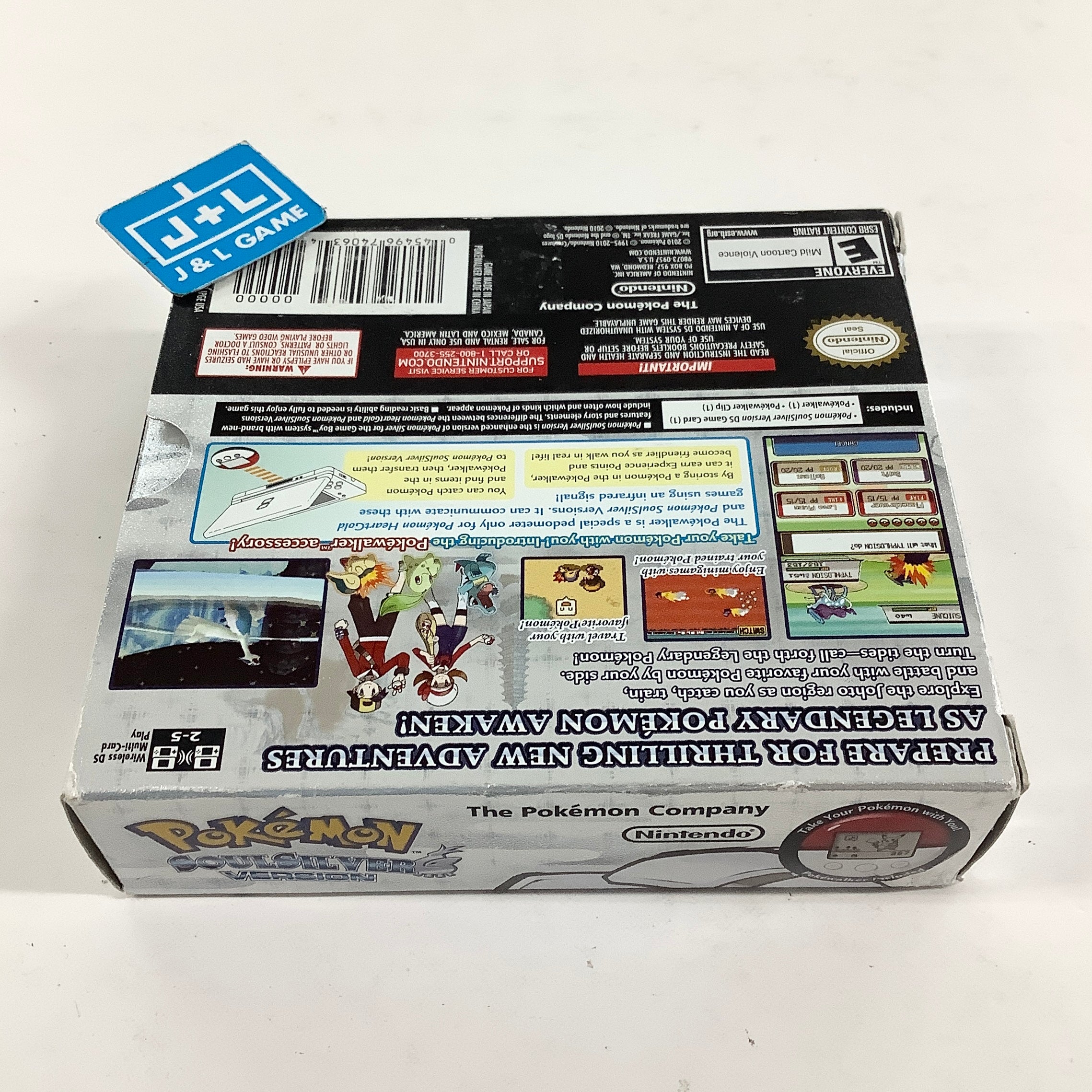 Pokemon SoulSilver Version (W/ Pokewalker)- (NDS) Nintendo DS [Pre-Owned] Video Games Nintendo