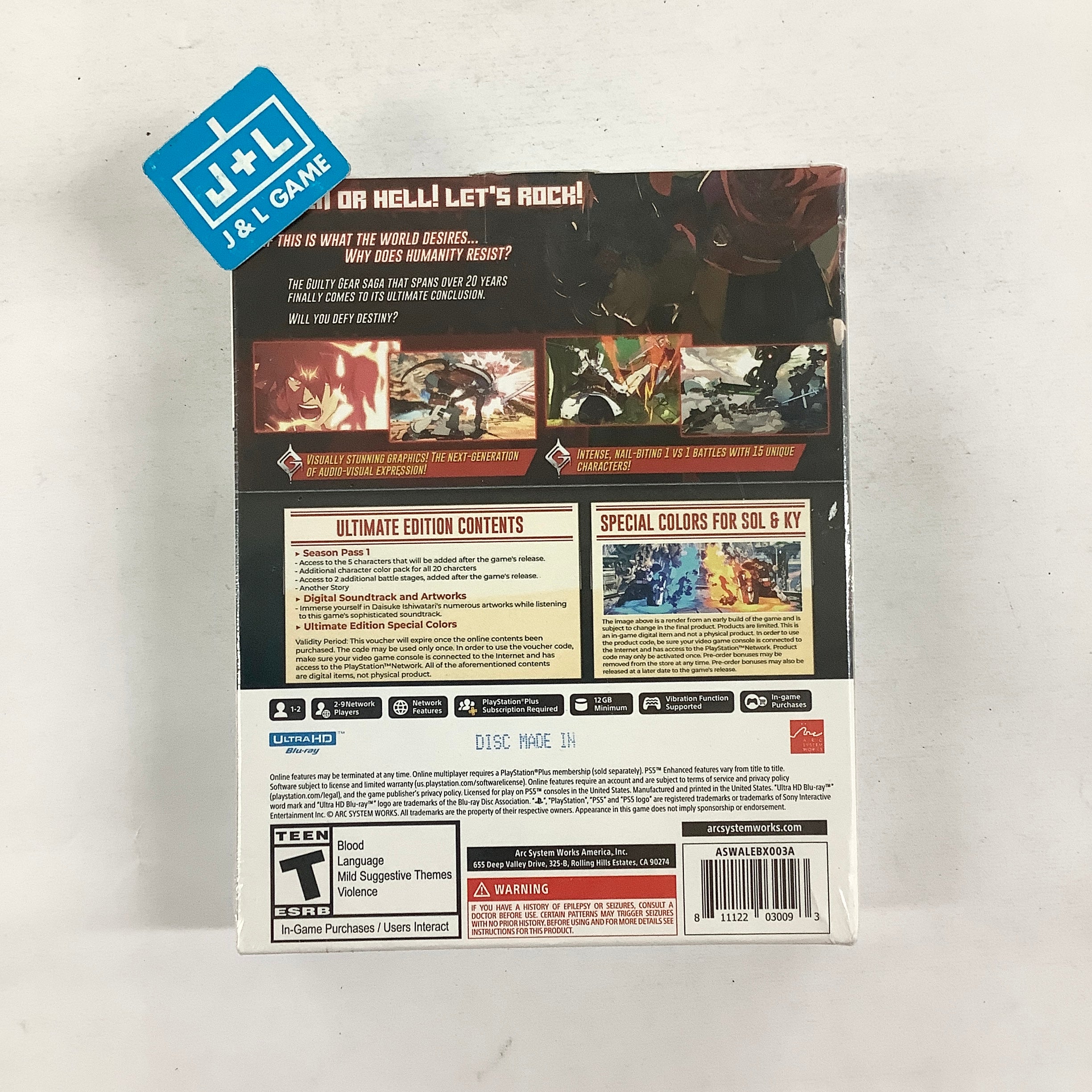 Guilty Gear -Strive- Ultimate Edition - (PS5) PlayStation 5 Video Games ARC SYSTEM WORKS