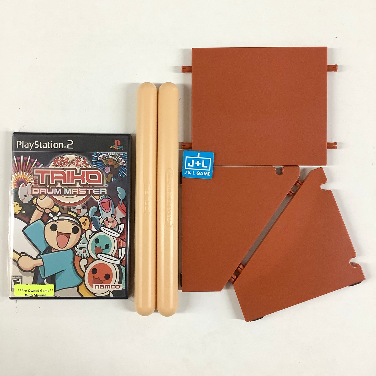 Taiko Drum Master (w/Taiko Controller) - (PS2) PlayStation 2 [Pre-Owned] Video Games Namco