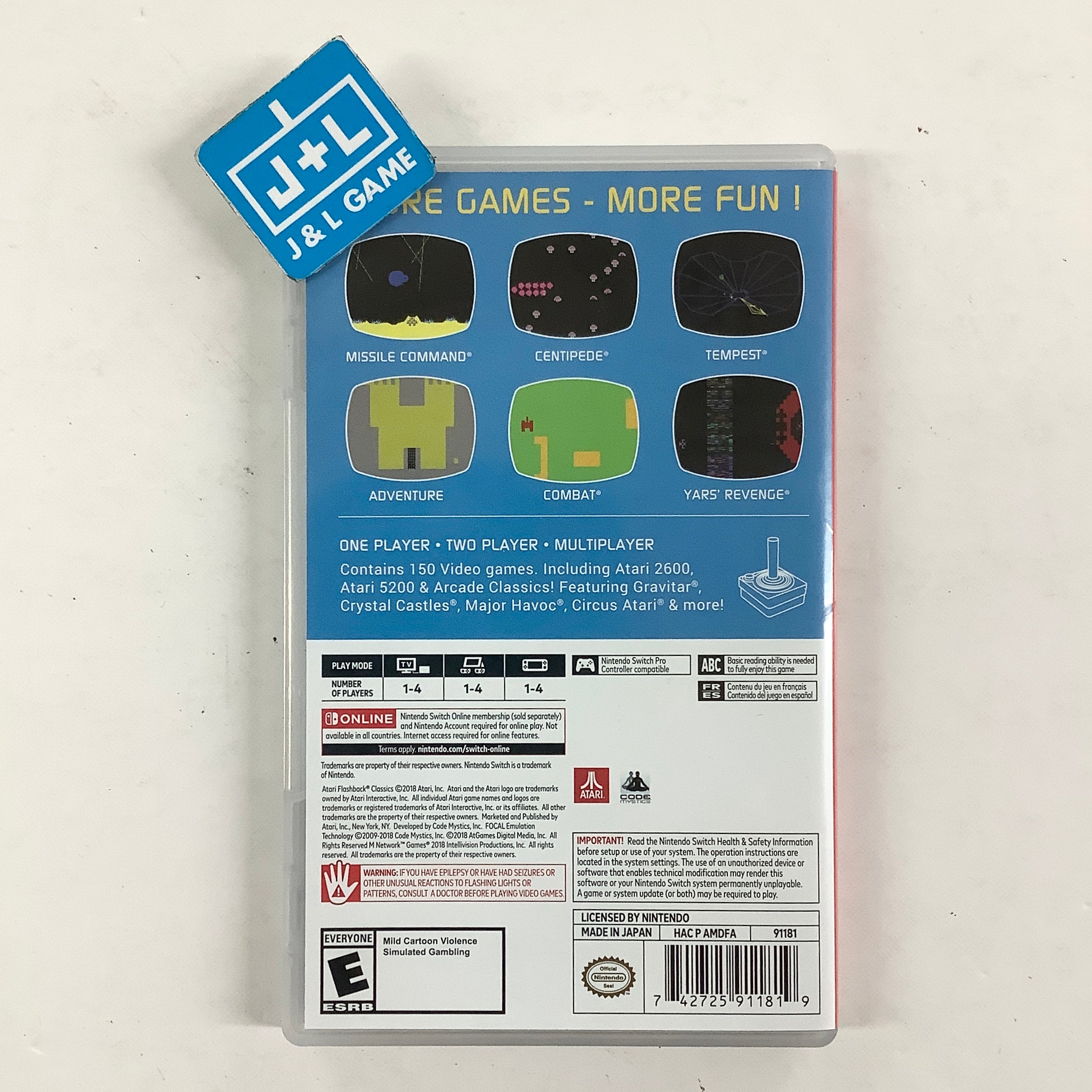 Atari Flashback Classics - (NSW) Nintendo Switch [Pre-Owned] Video Games Atari