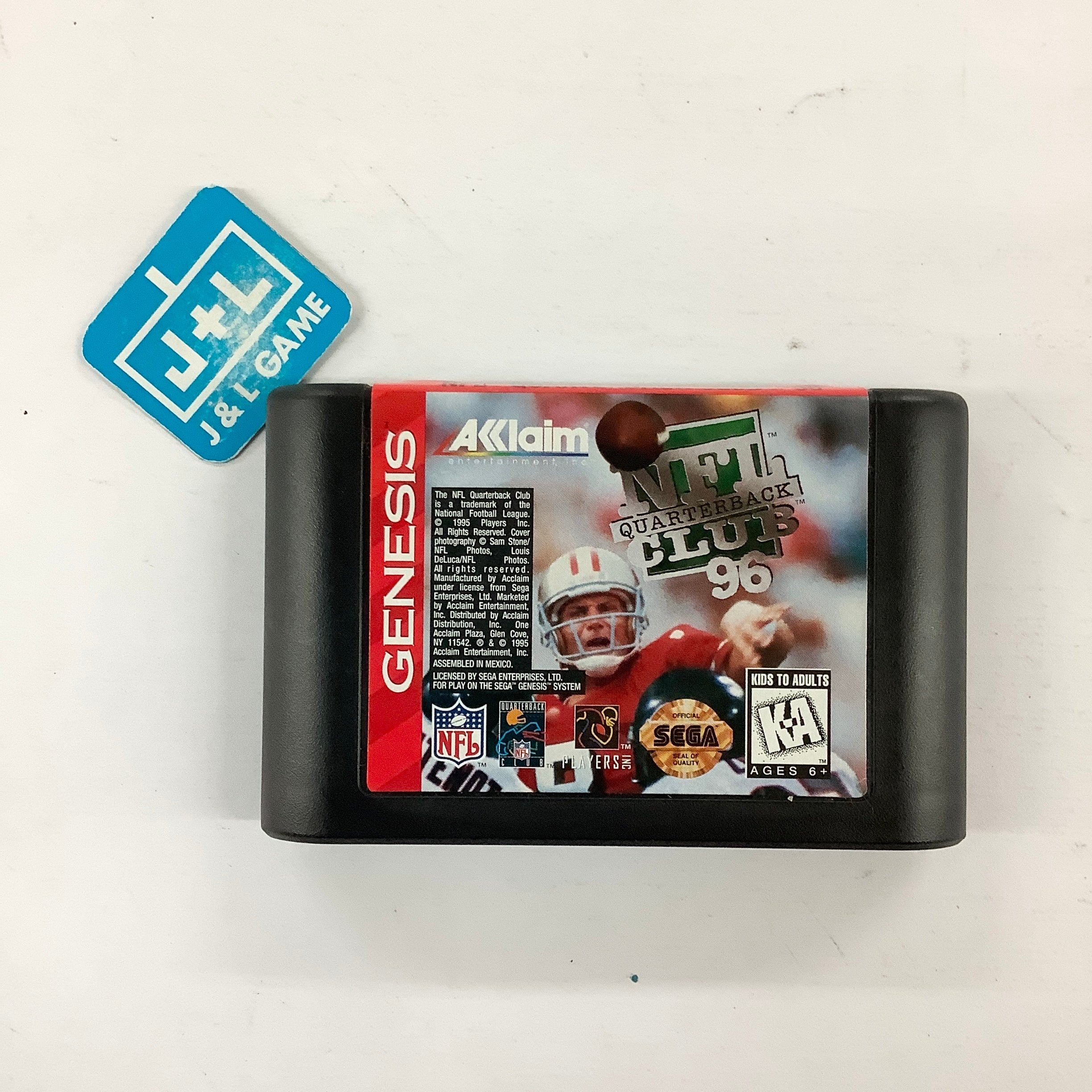 NFL Quarterback Club 96 - (SG) SEGA Genesis [Pre-Owned] Video Games Acclaim   