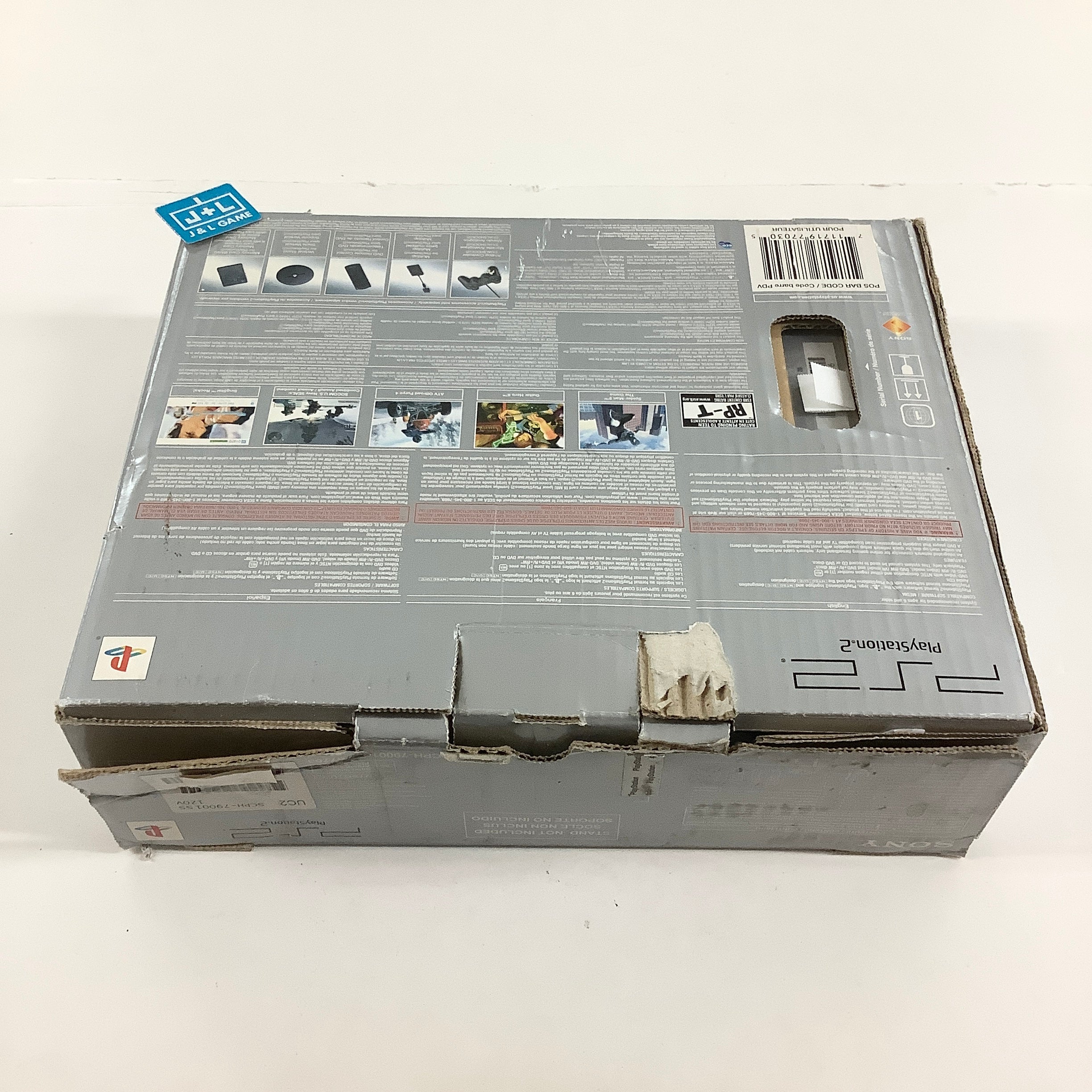 Sony PlayStation 2 Slim Console (Silver) - (PS2) PlayStation 2 [Pre-Owned] Consoles Sony