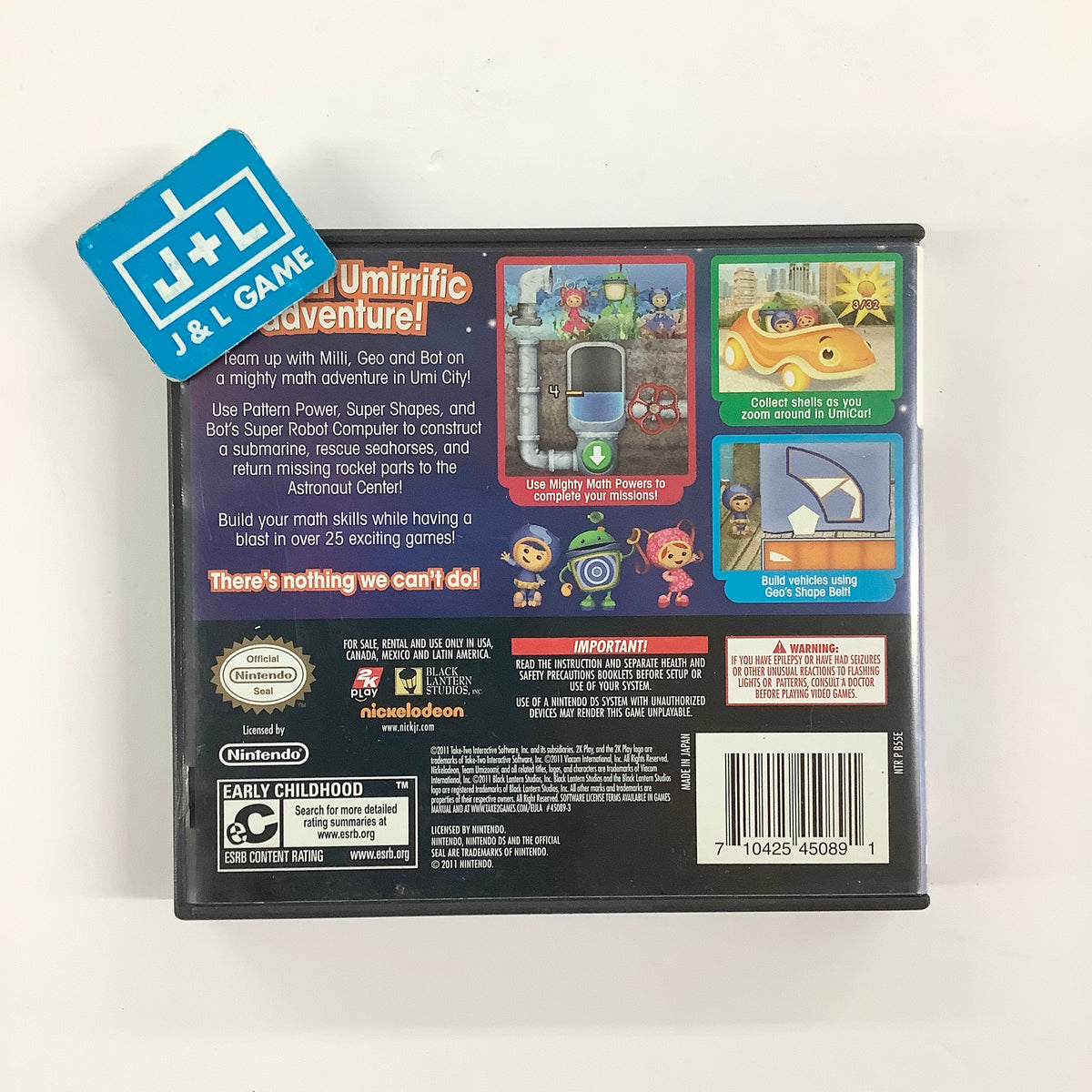 Team Umizoomi - (NDS) Nintendo DS [Pre-Owned] Video Games 2K Play