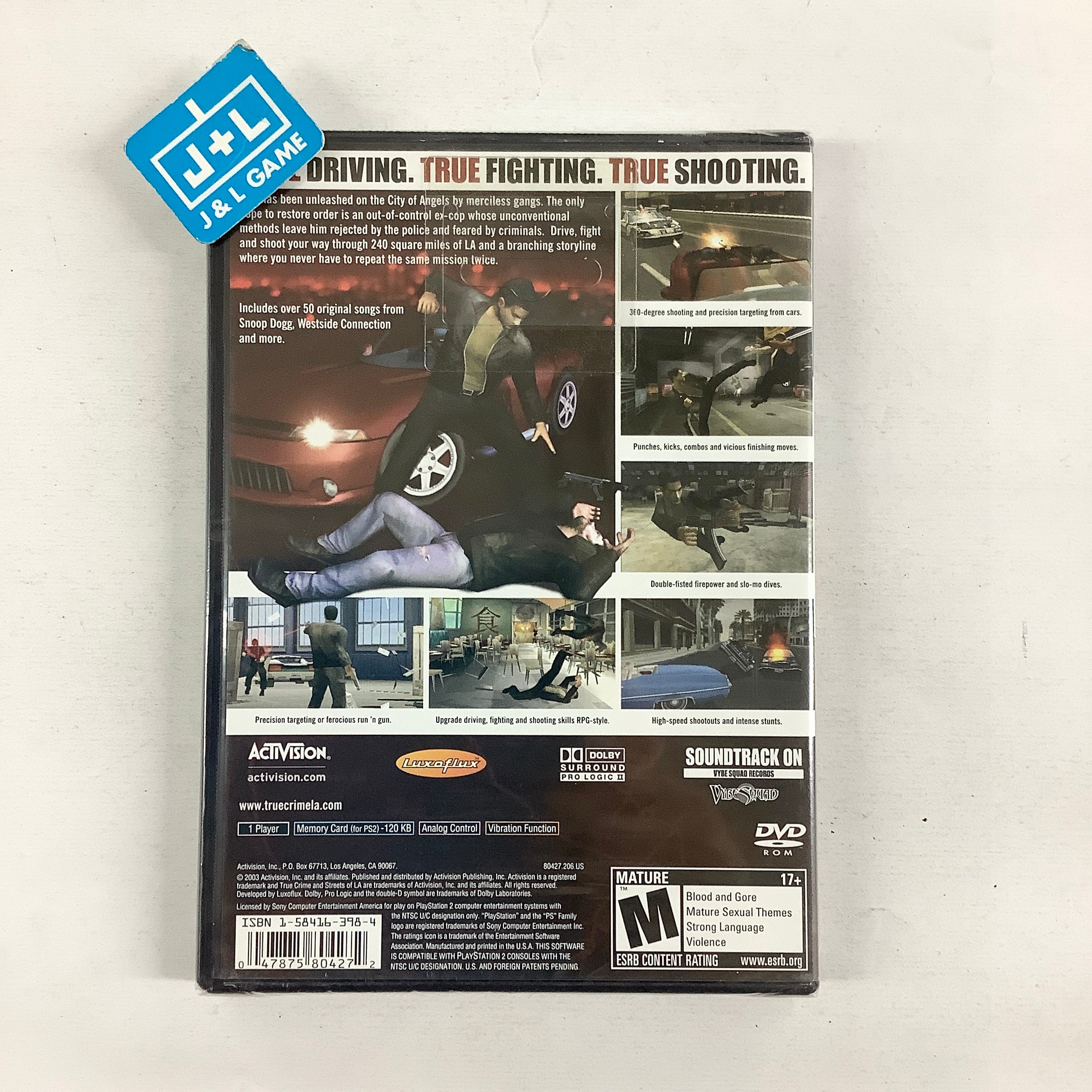 True Crime: Streets of LA - (PS2) PlayStation 2 Video Games Activision