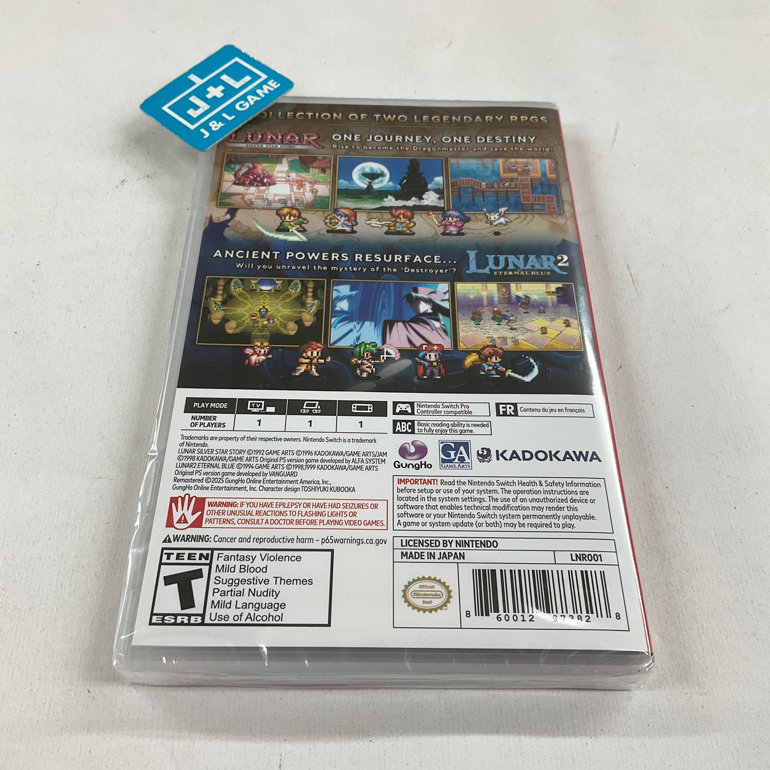 LUNAR Remastered Collection - (NSW) Nintendo Switch Video Games GungHo Online Entertainment, Inc.