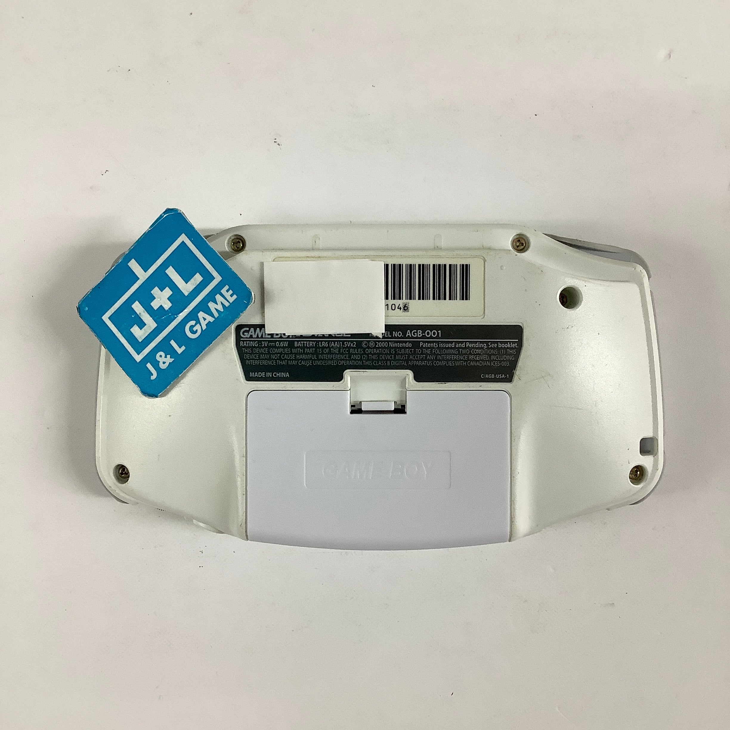 Nintendo Game Boy Advance Console (White) - (GBA) Game Boy Advance [Pre-Owned]