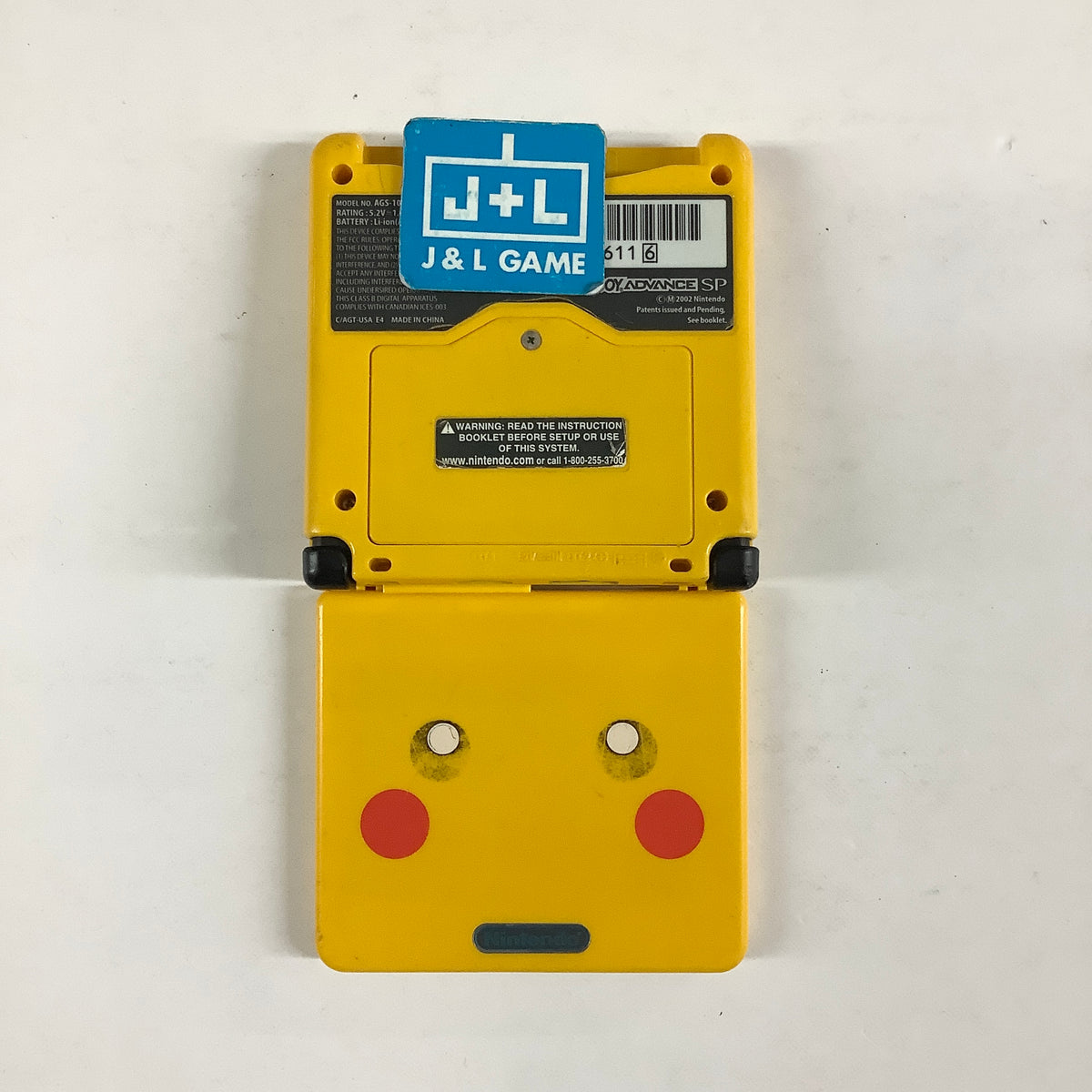 Nintendo Game Boy Advance SP Console AGS - 101 (Pikachu) - (GBA) Game Boy Advance SP [Pre-Owned]