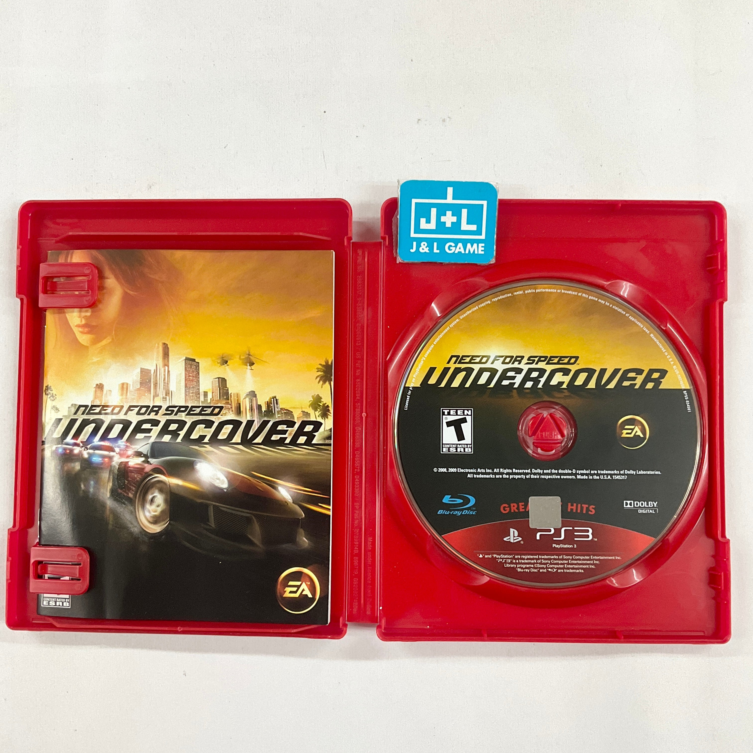 Need for Speed Undercover (Greatest Hits) - (PS3) PlayStation 3 [Pre-Owned] Video Games Electronic Arts