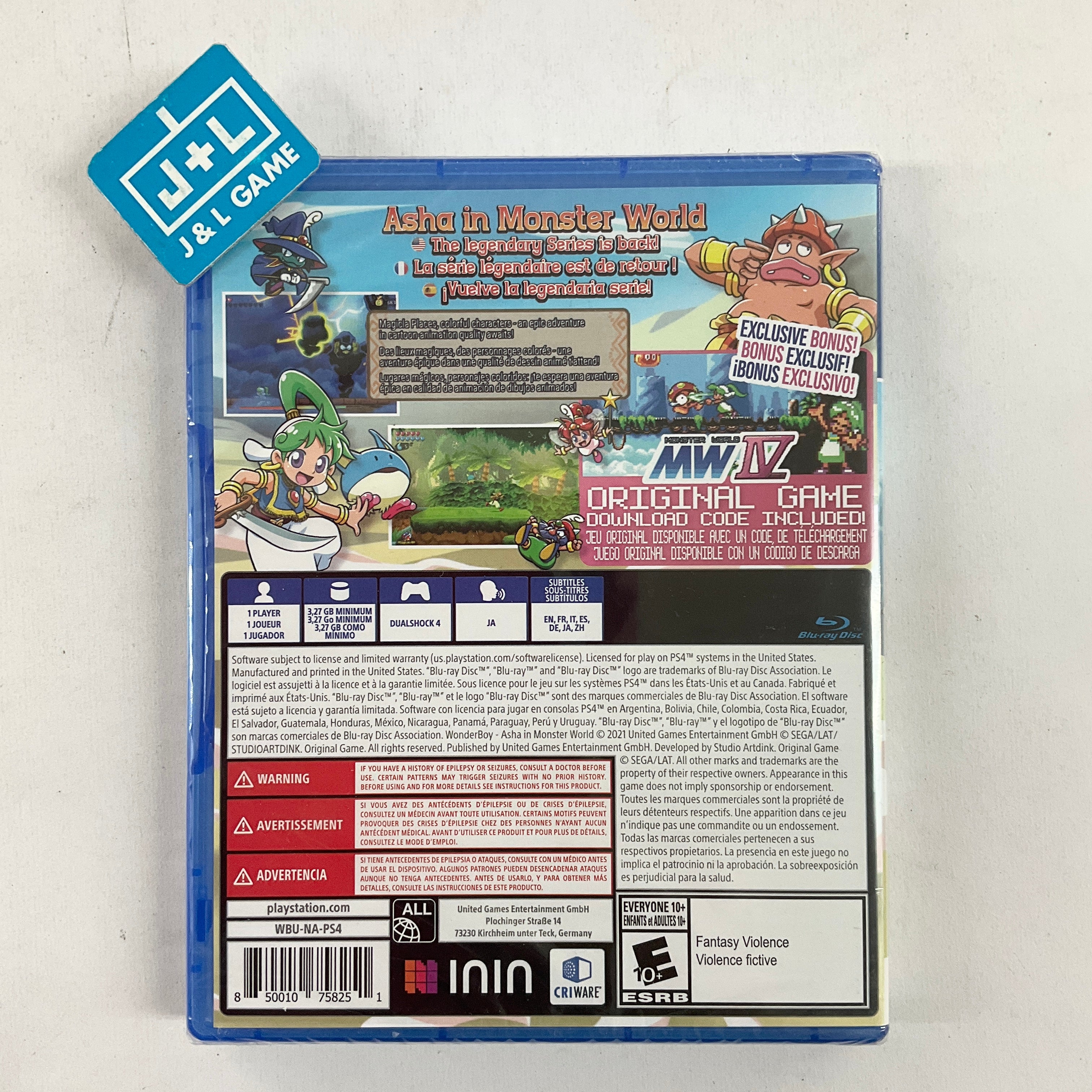 Wonder Boy - Asha In Monster World - (PS4) PlayStation 4 Video Games ININ
