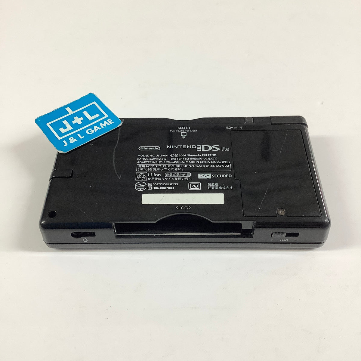 Nintendo DS Lite Console (Onyx) - (NDS) Nintendo DS [Pre-Owned]