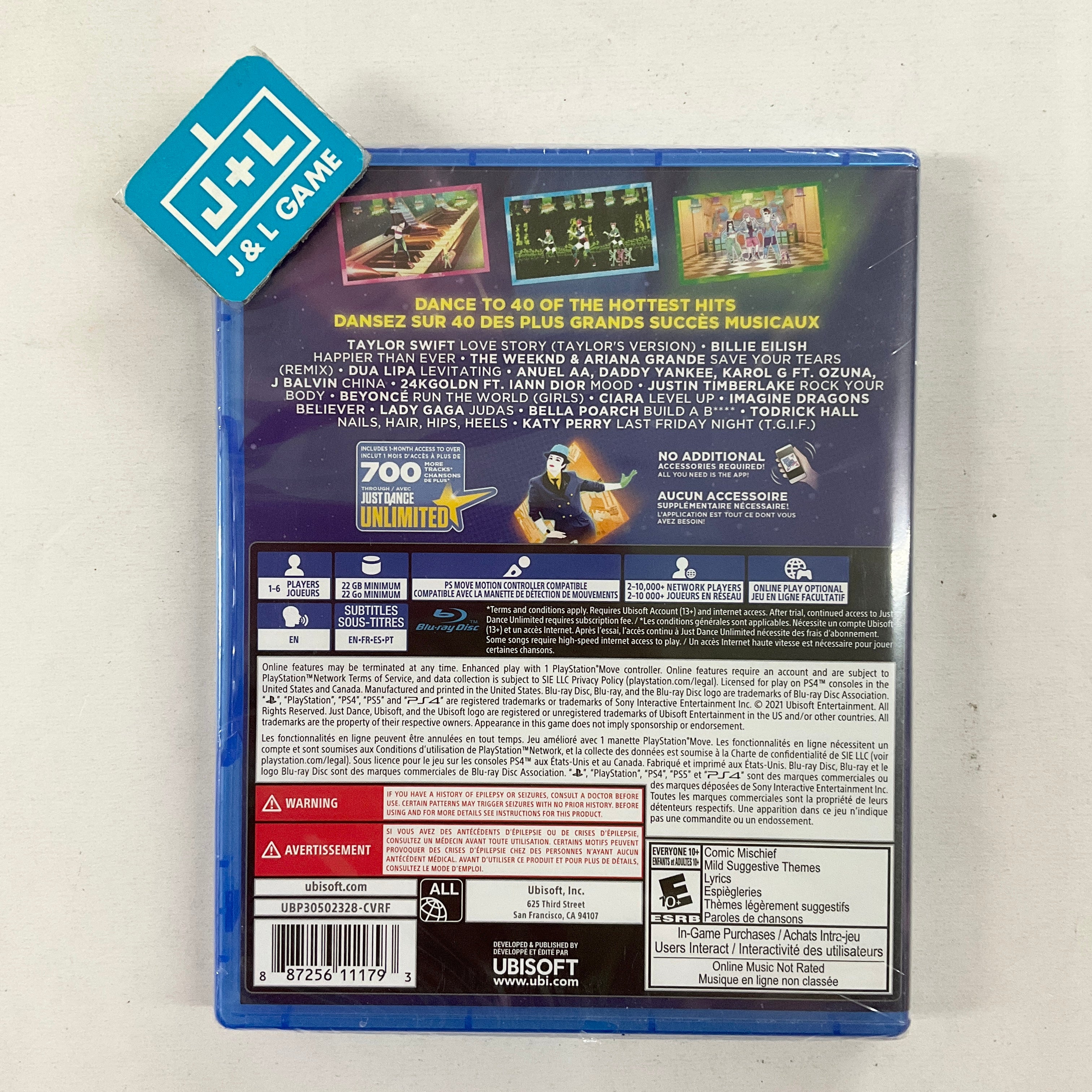 Just Dance 2022 - (PS4) PlayStation 4 Video Games Ubisoft