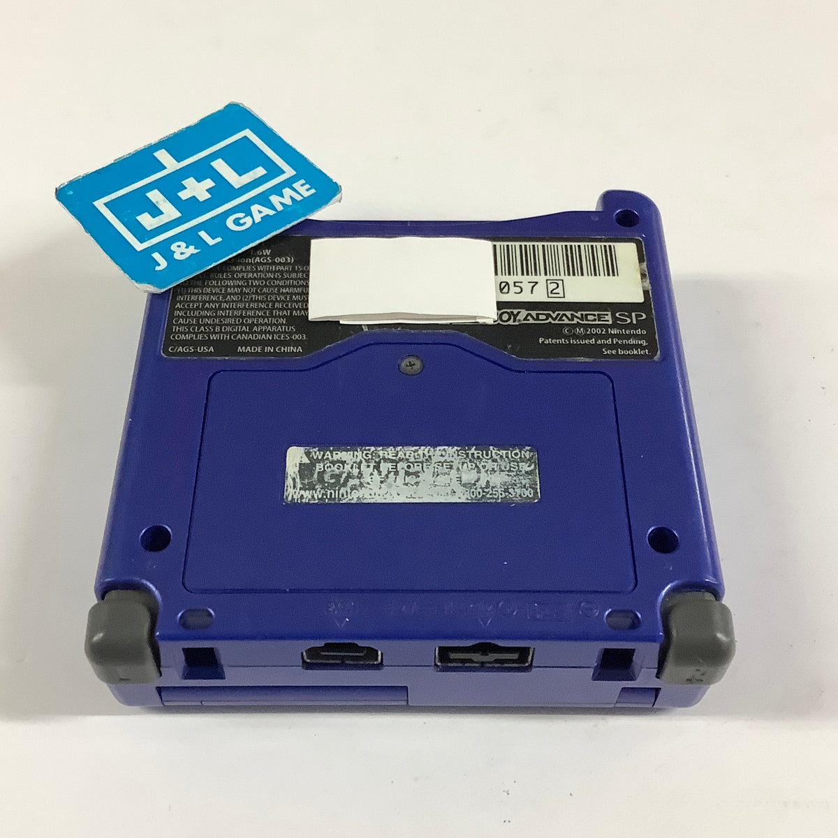 Nintendo Game Boy Advance SP Console AGS-001 (Cobalt Blue) - (GBA) Game Boy Advance SP [Pre-Owned]