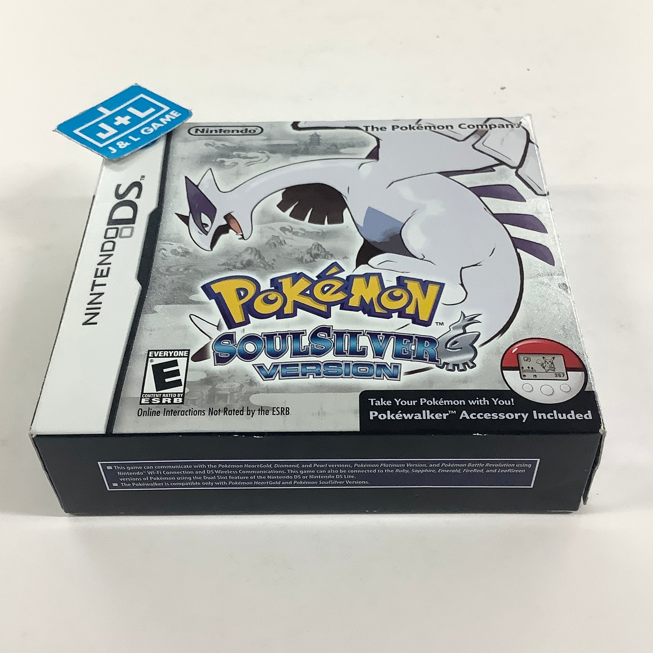 Pokemon SoulSilver Version (W/ Pokewalker)- (NDS) Nintendo DS [Pre-Owned] Video Games Nintendo