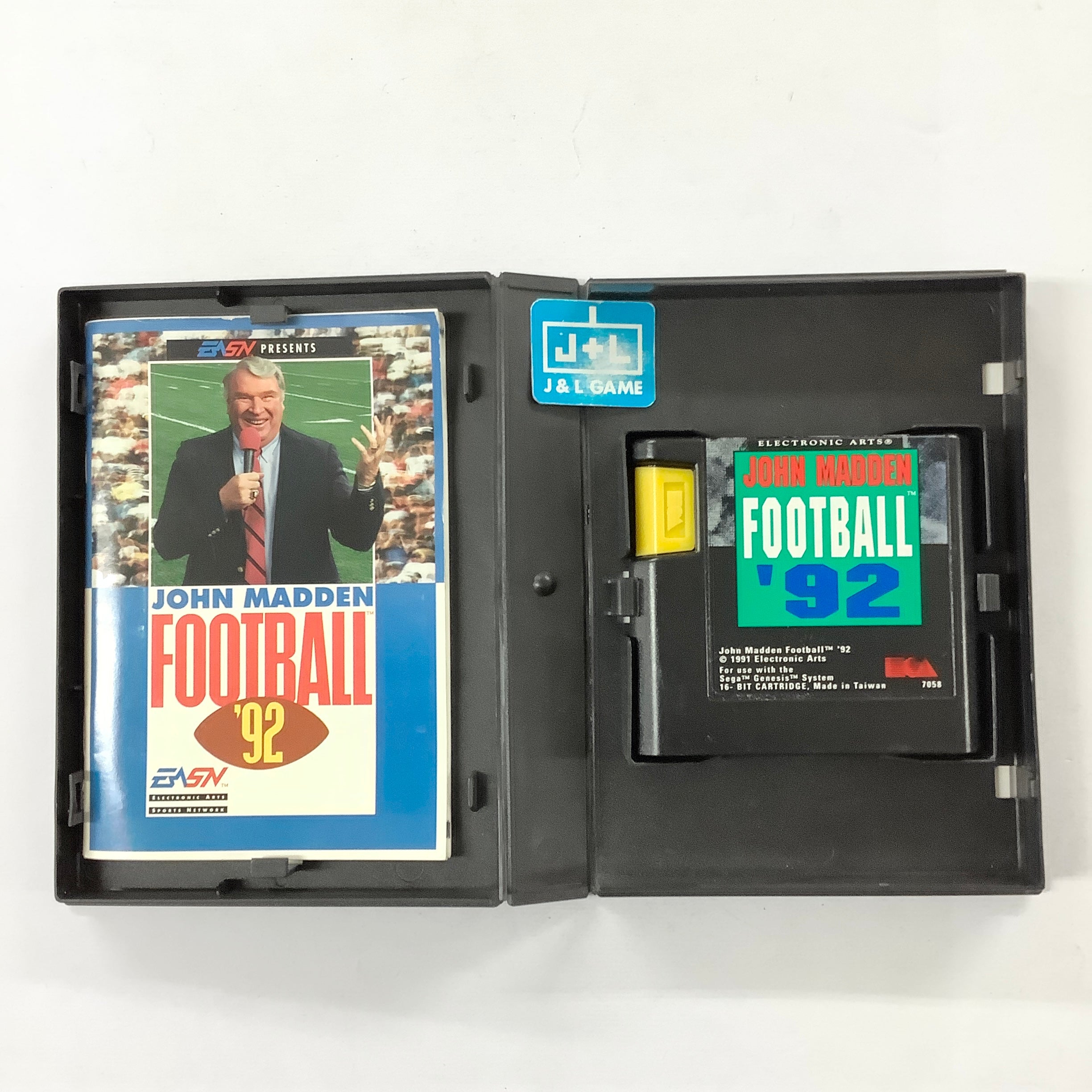 John Madden Football '92 - (SG) SEGA Genesis [Pre-Owned] Video Games Electronic Arts   