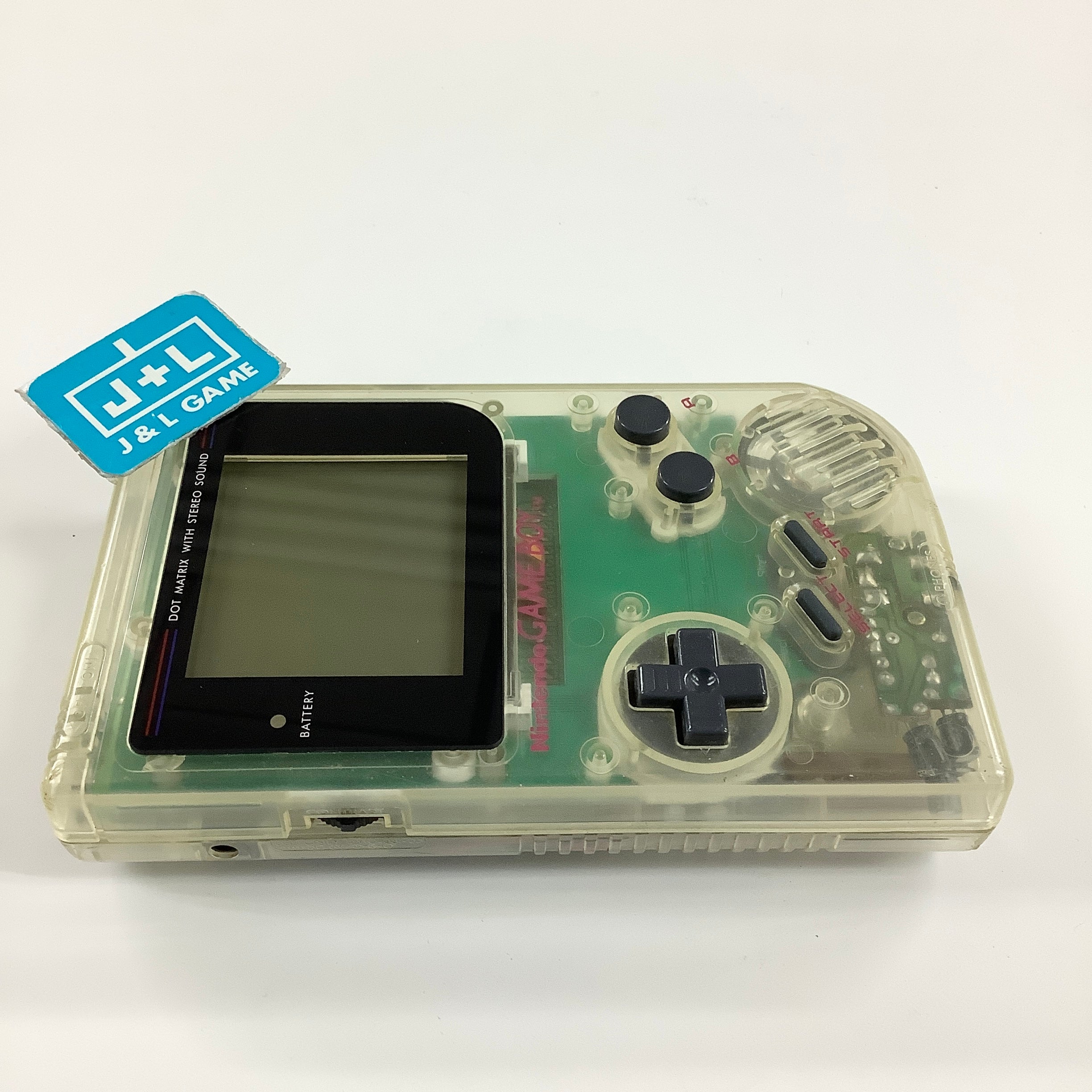 Nintendo Game Boy (Clear With Old Backlight) - (GB) Game Boy [Pre-Owned]