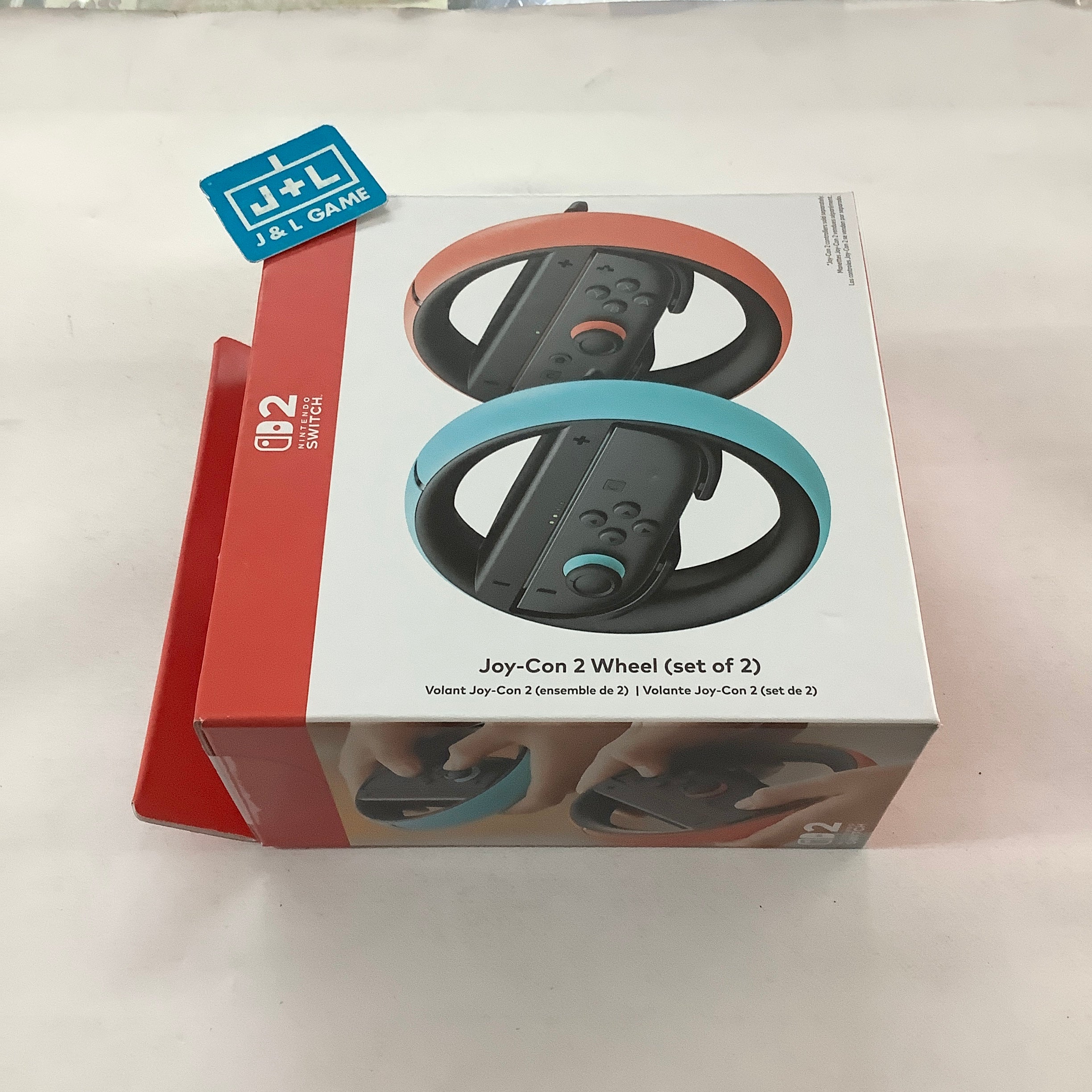 Nintendo Switch 2 Joy-Con 2 Wheel (Set of 2) (Blue/Red) - (NS2) Nintendo Switch 2 Accessories Nintendo