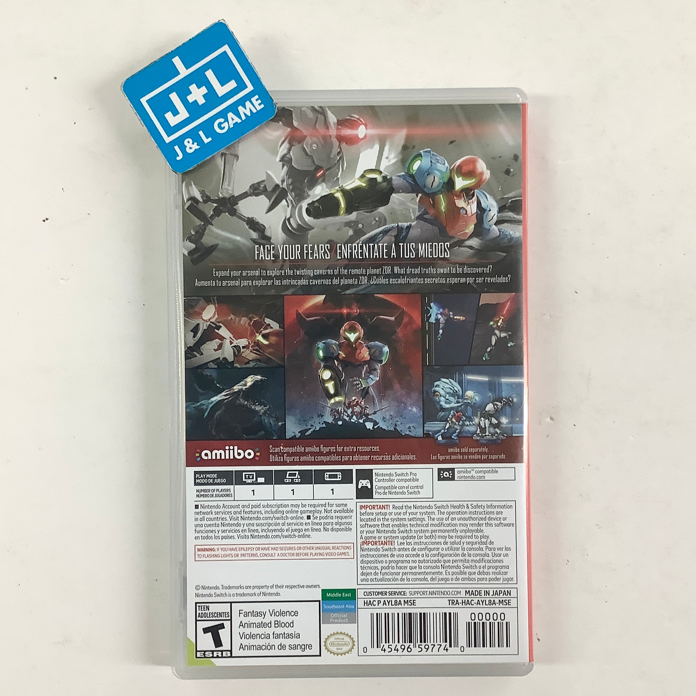 Metroid Dread (World Edition) - (NSW) Nintendo Switch [Pre-Owned] Video Games Nintendo
