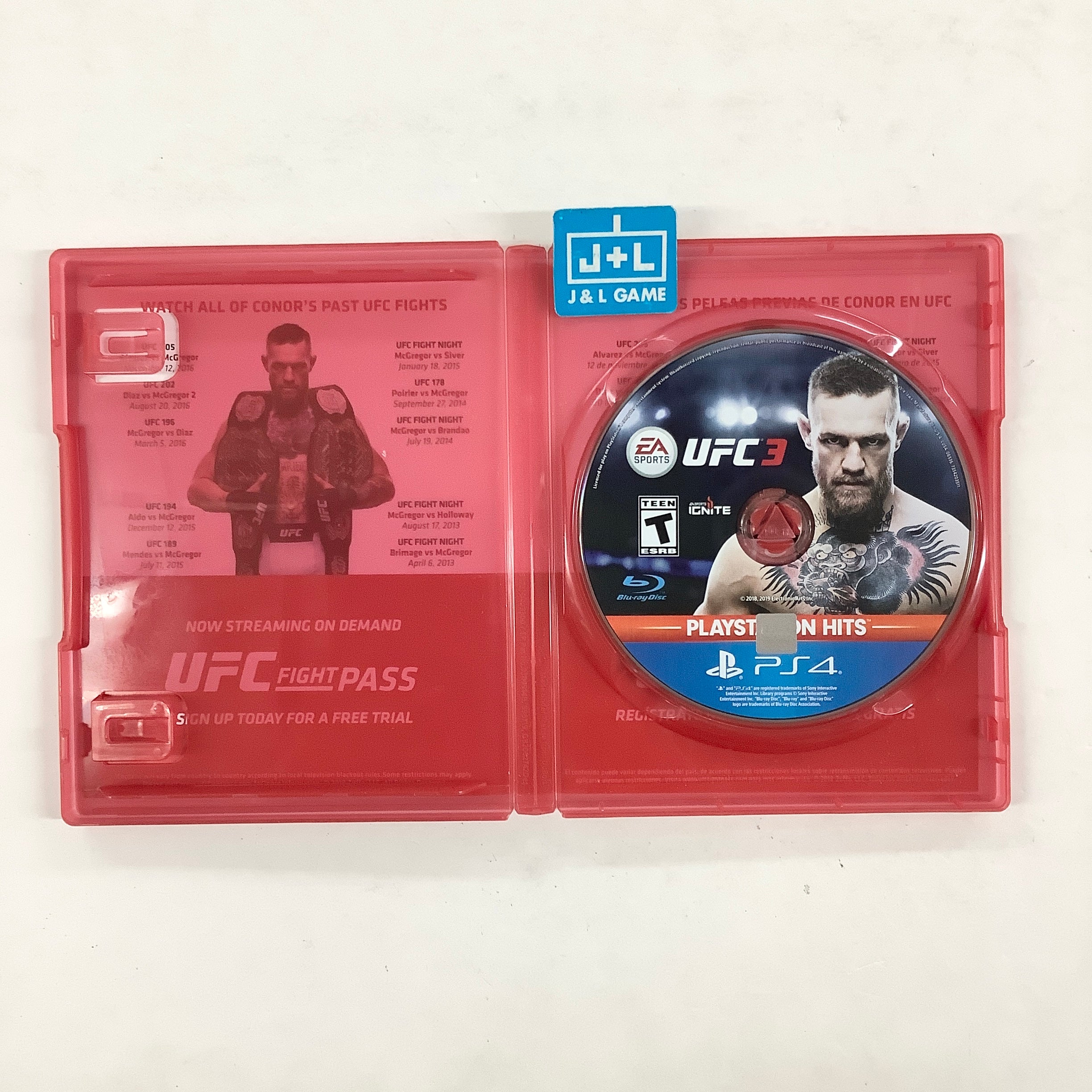 UFC 3 (PlayStation Hits) - PlayStation 4 [Pre-Owned] Video Games Electronic Arts