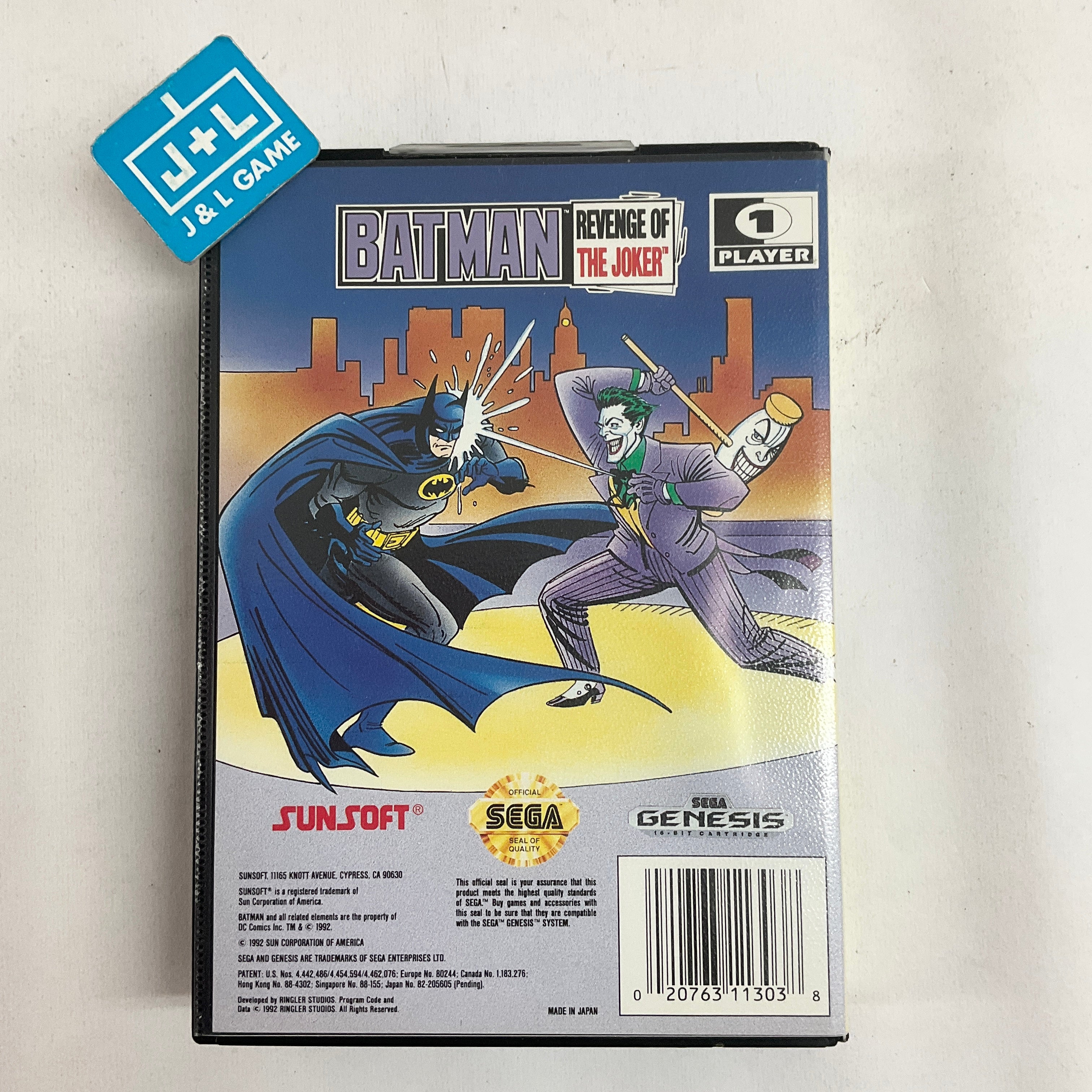 Batman: Revenge of the Joker - (SG) SEGA Genesis [Pre-Owned] Video Games SunSoft