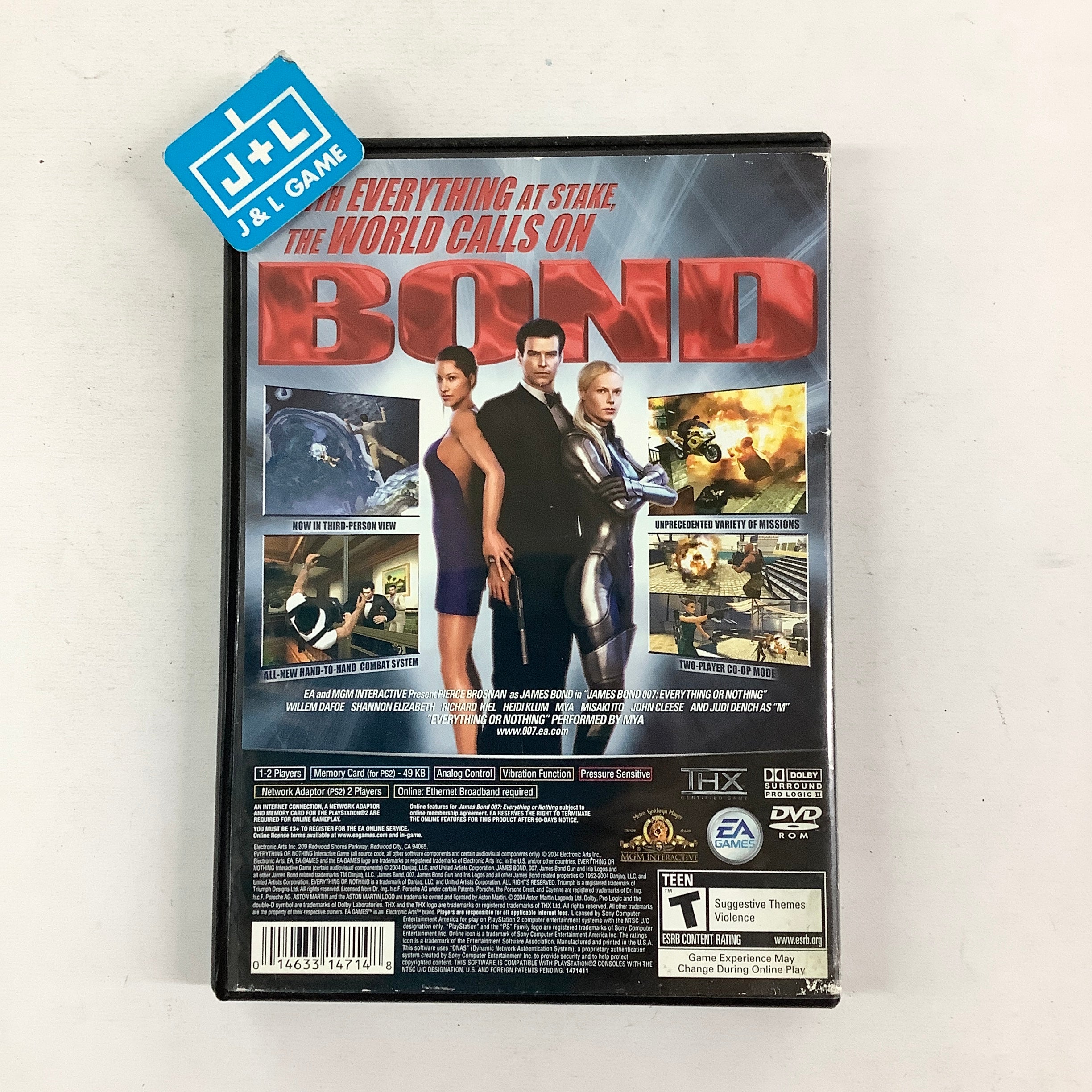 James Bond 007: Everything or Nothing - (PS2) PlayStation 2 [Pre-Owned] Video Games EA Games