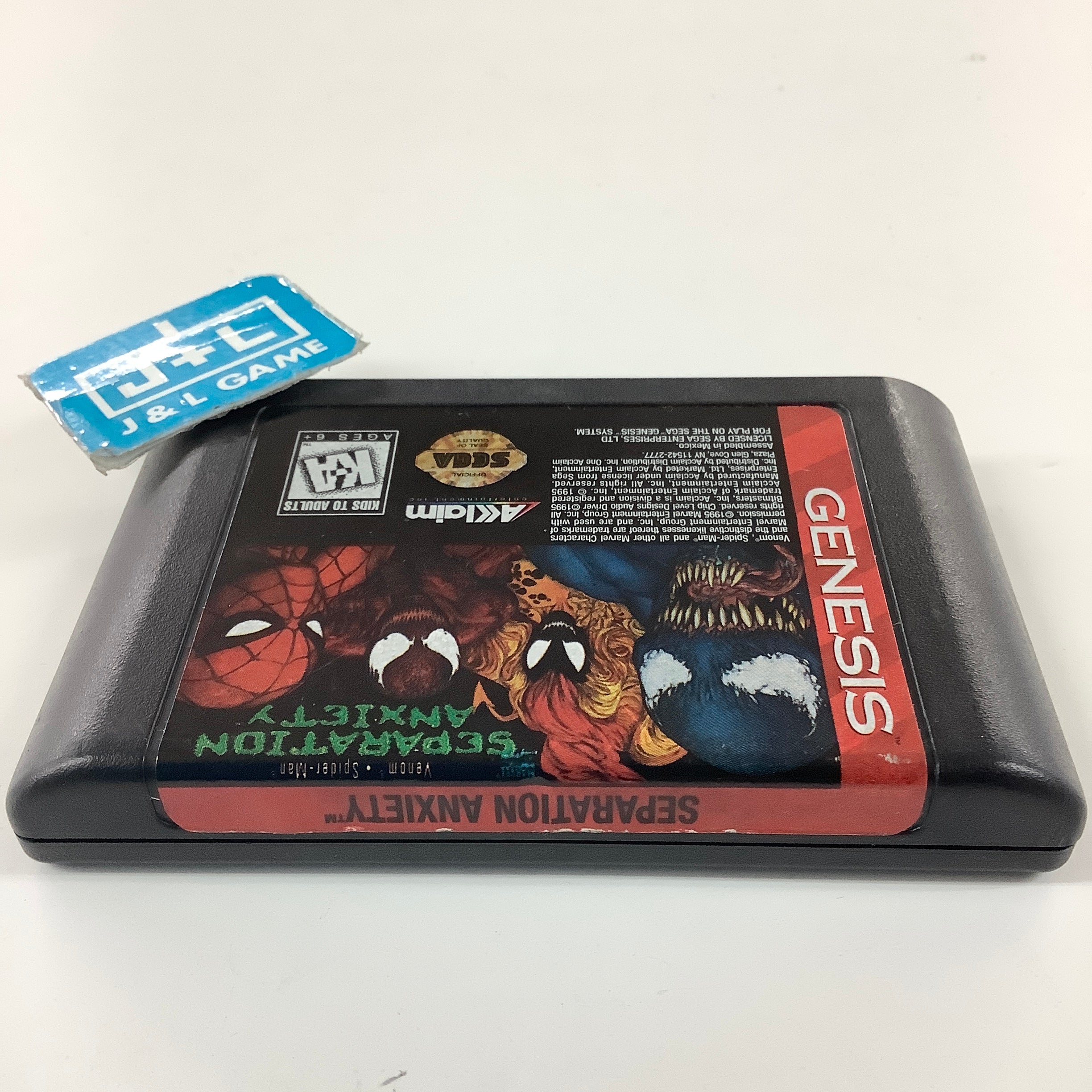 Venom - Spider-Man: Separation Anxiety - SEGA Genesis [Pre-Owned] Video Games Acclaim