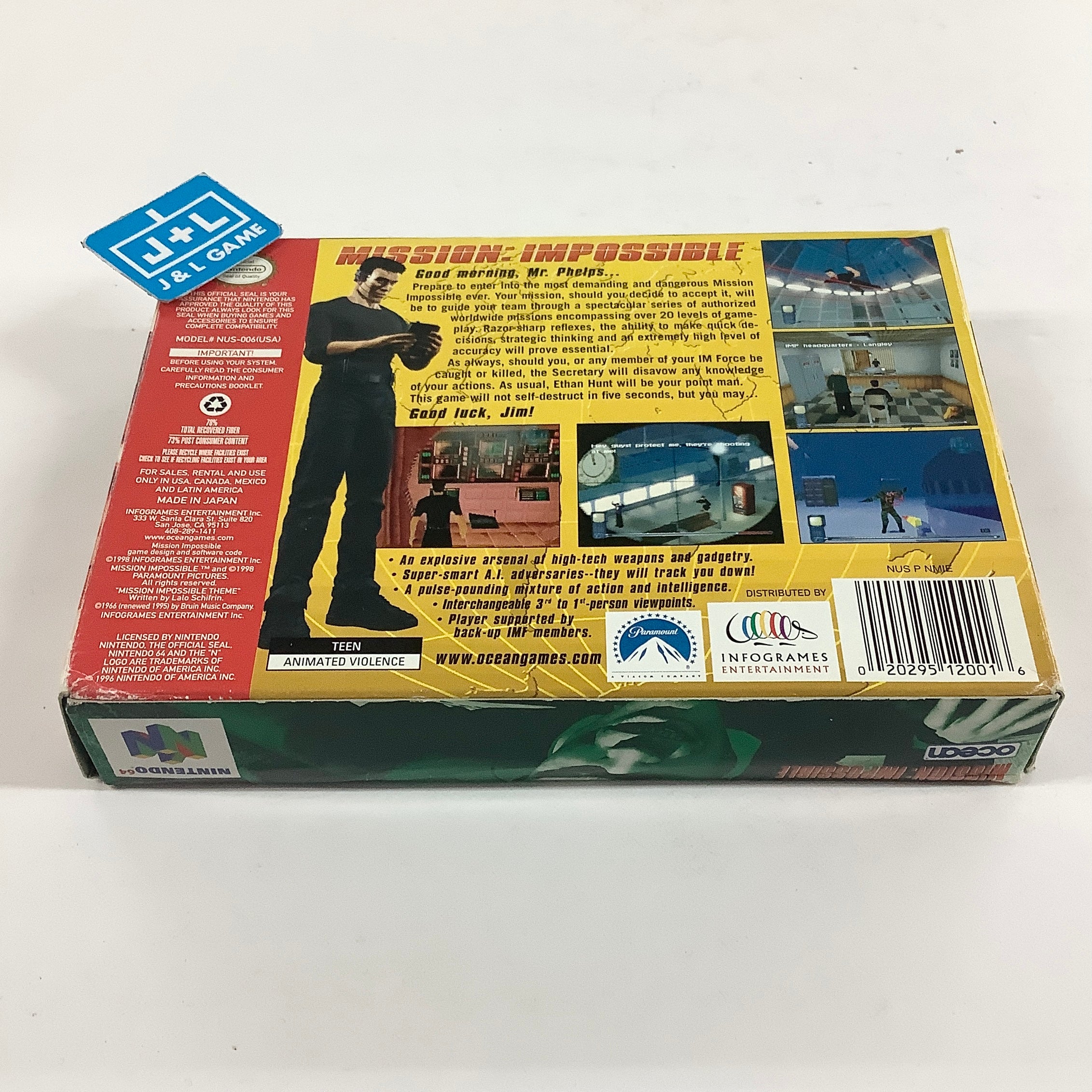 Mission: Impossible - (N64) Nintendo 64 [Pre-Owned] Video Games Ocean