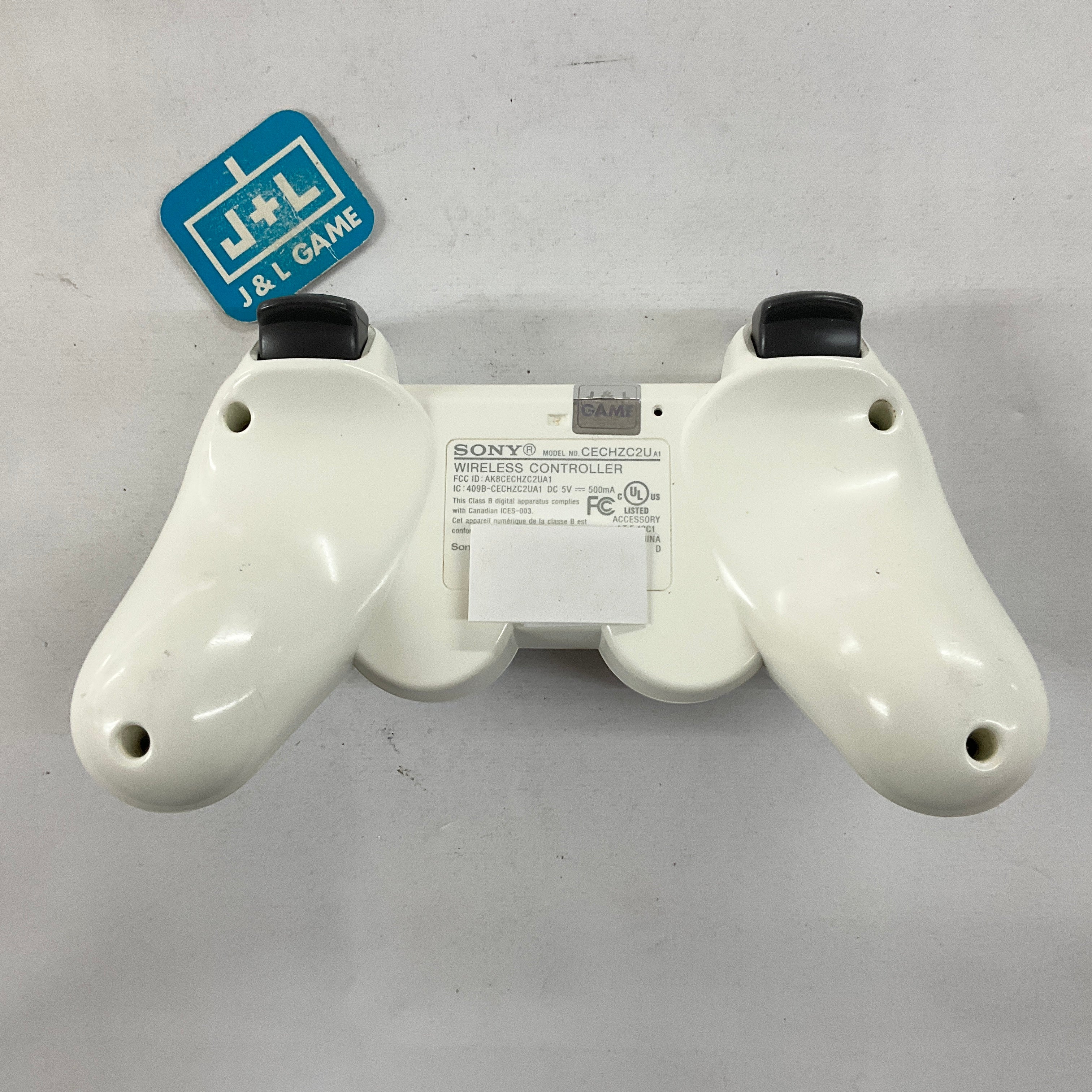 SONY PlayStation 3 DualShock Wireless Controller (White) - (PS3) PlayStation 3 [Pre-Owned] Accessories SONY   
