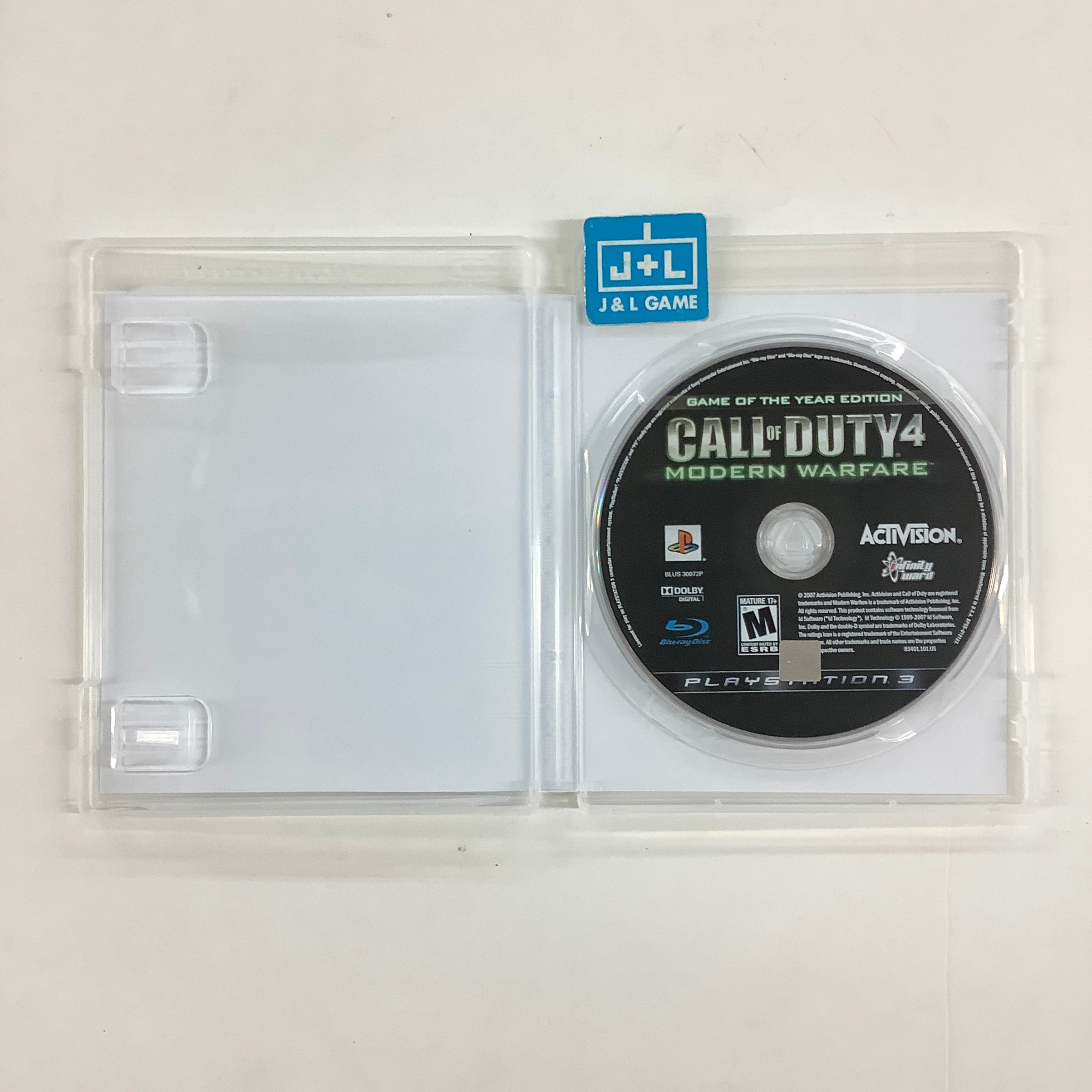 Call of Duty 4: Modern Warfare - (PS3) PlayStation 3 [Pre-Owned] Video Games Activision