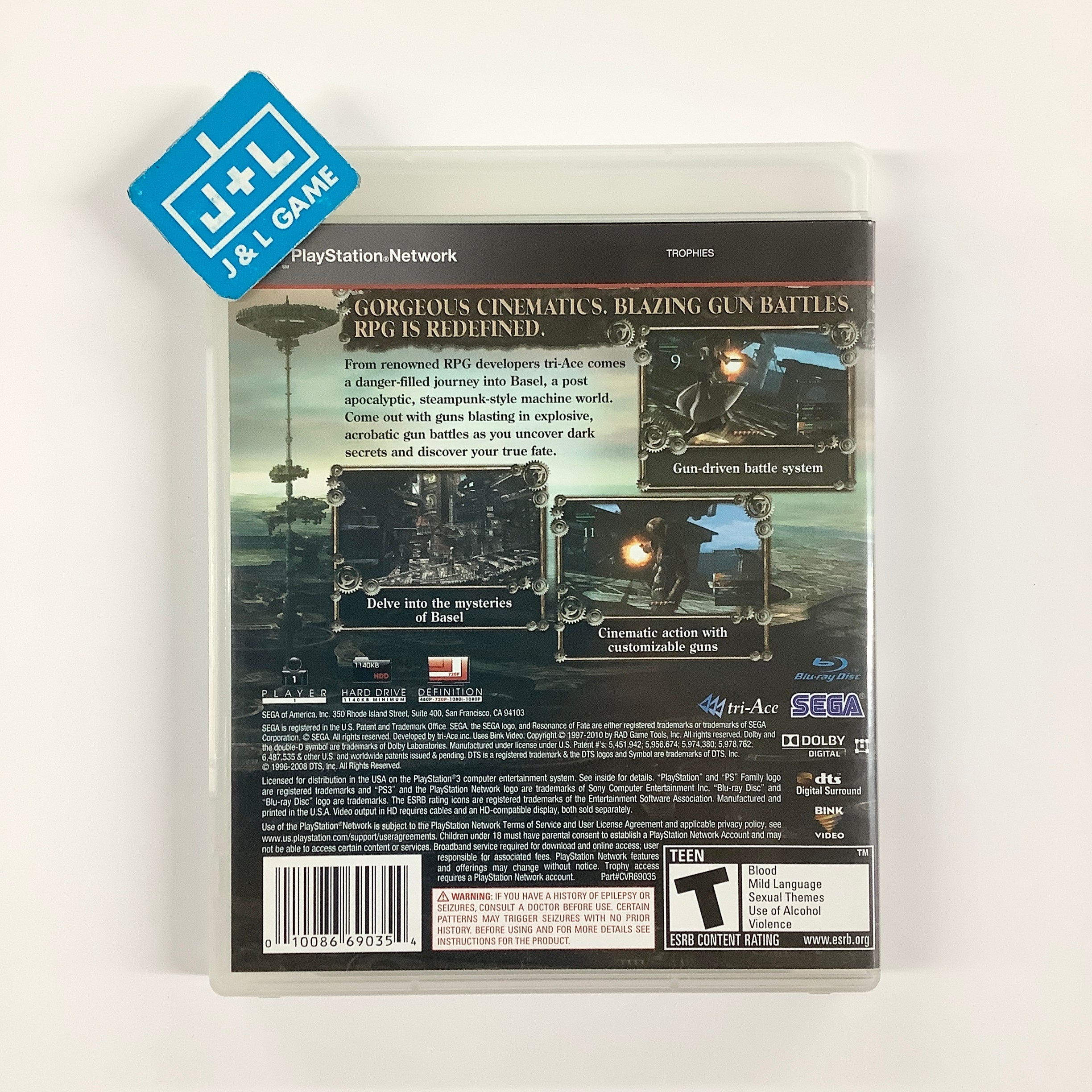 Resonance of Fate - (PS3) PlayStation 3 [Pre-Owned]