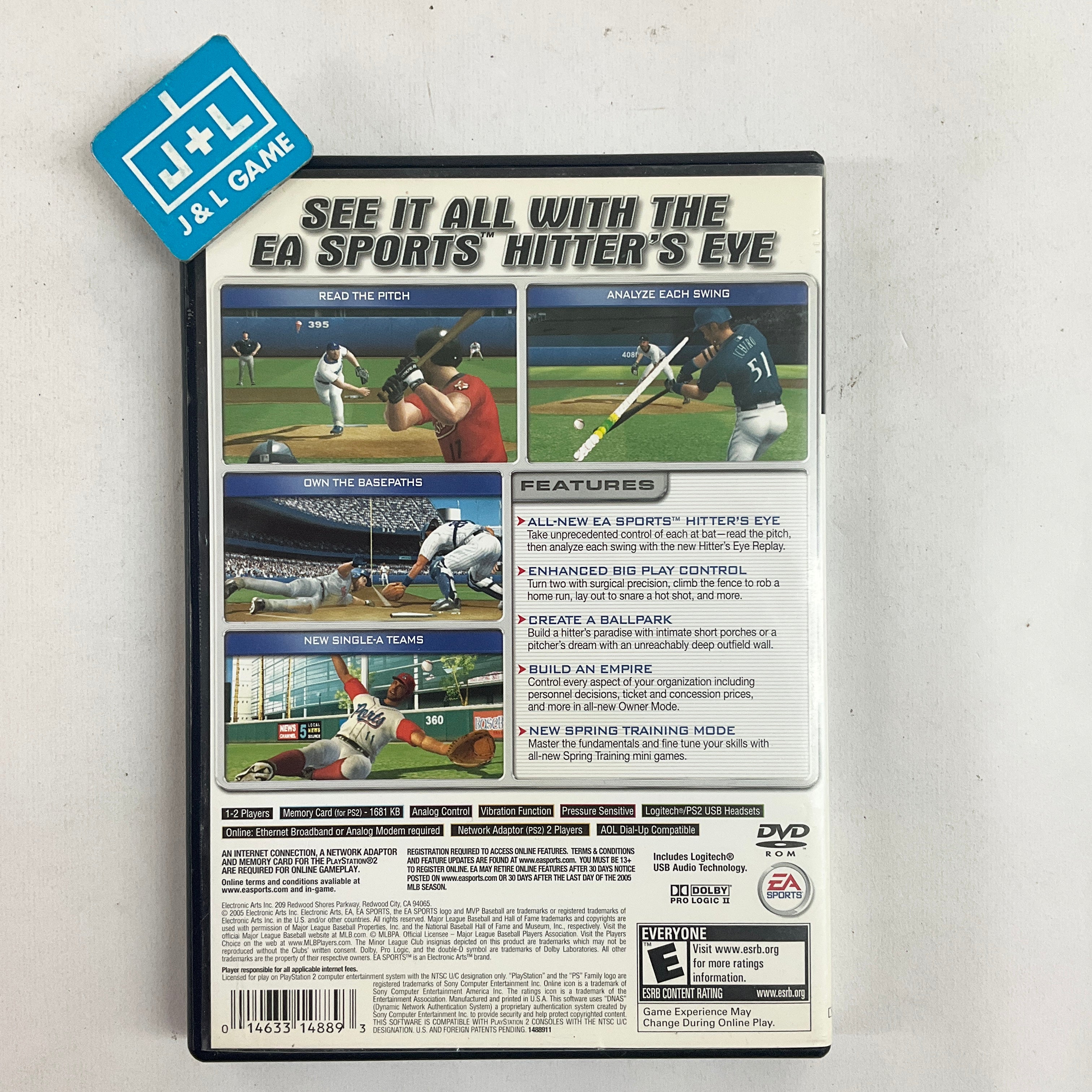 MVP Baseball 2005 - (PS2) PlayStation 2 [Pre-Owned] Video Games EA Sports