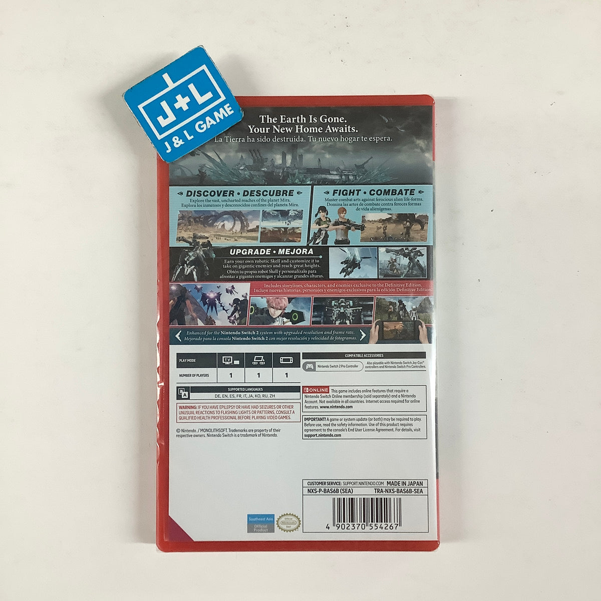 Xenoblade Chronicles X (Definitive Edition) - (NS2) Nintendo Switch 2 (Asia Import) Video Games Nintendo