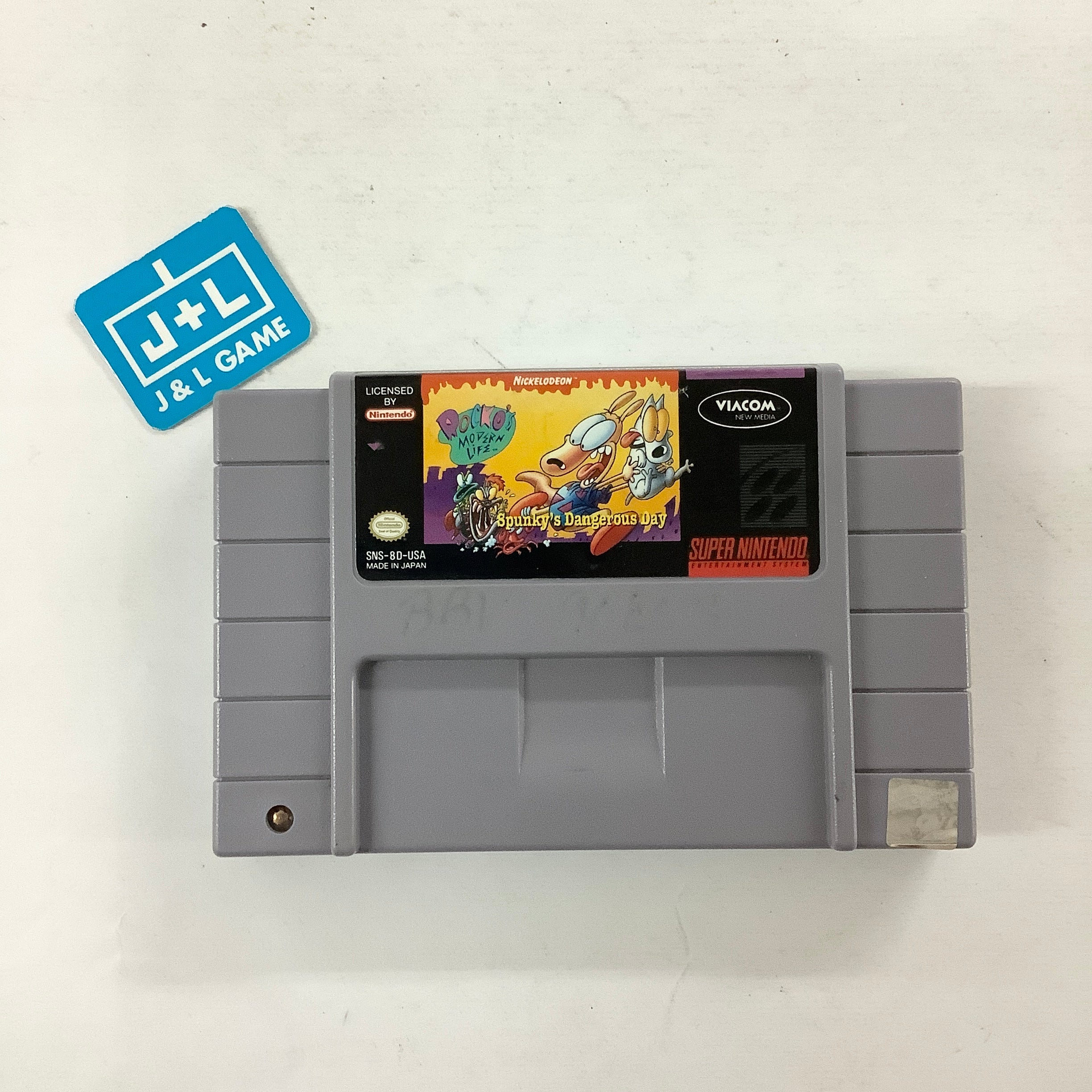 Rocko's Modern Life: Spunky's Dangerous Day - (SNES) Super Nintendo  [Pre-Owned] Video Games Viacom New Media   