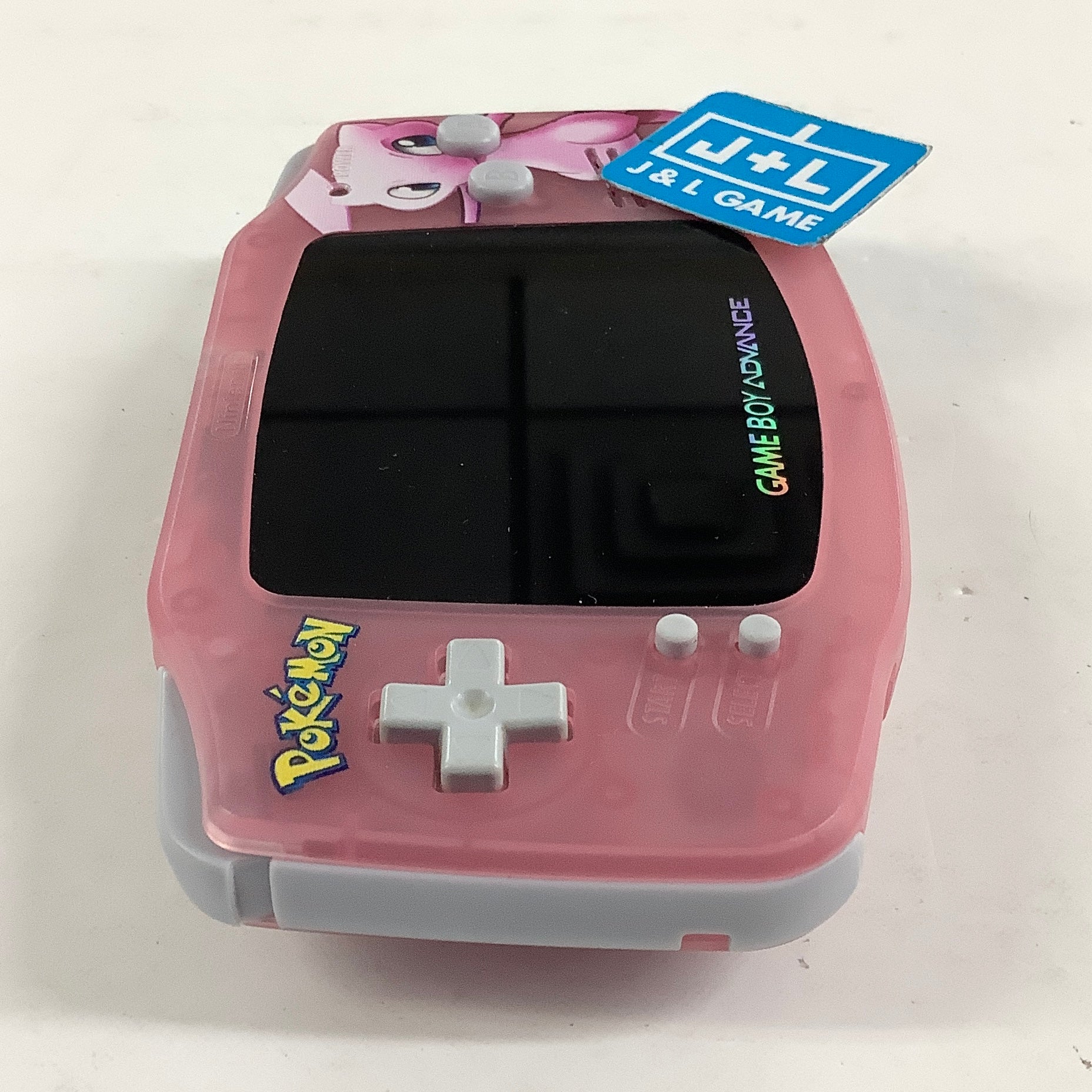 Nintendo Game Boy Advance Console (Clear Pink Custom with Backlight) - (GBA) Game Boy Advance [Pre-Owned] Consoles Nintendo