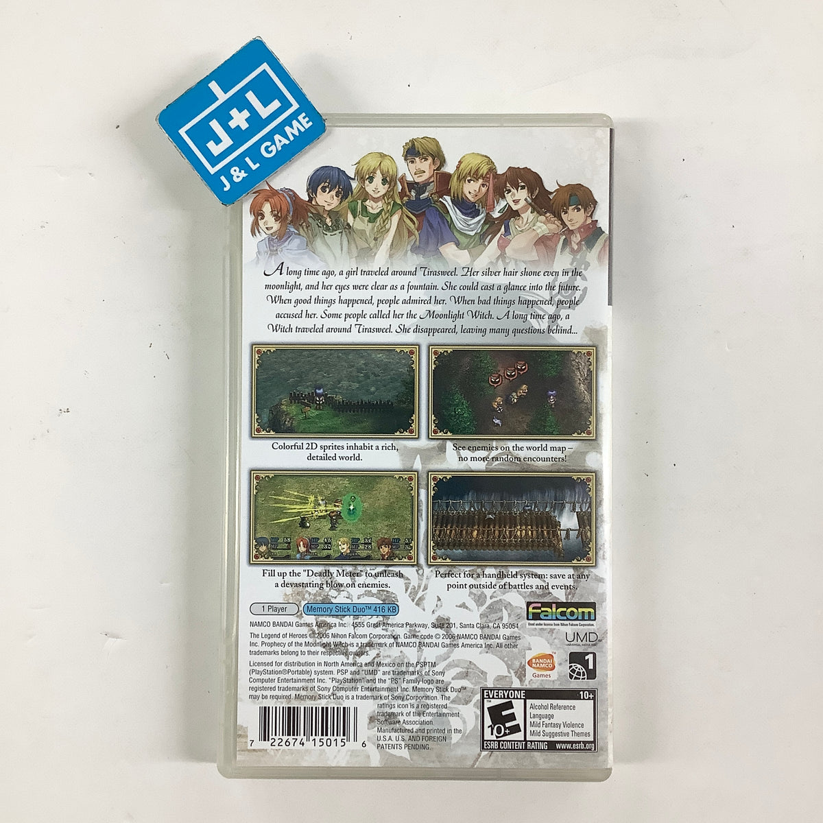 The Legend of Heroes II: Prophecy of the Moonlight Witch - Sony PSP [Pre-Owned] Video Games Bandai