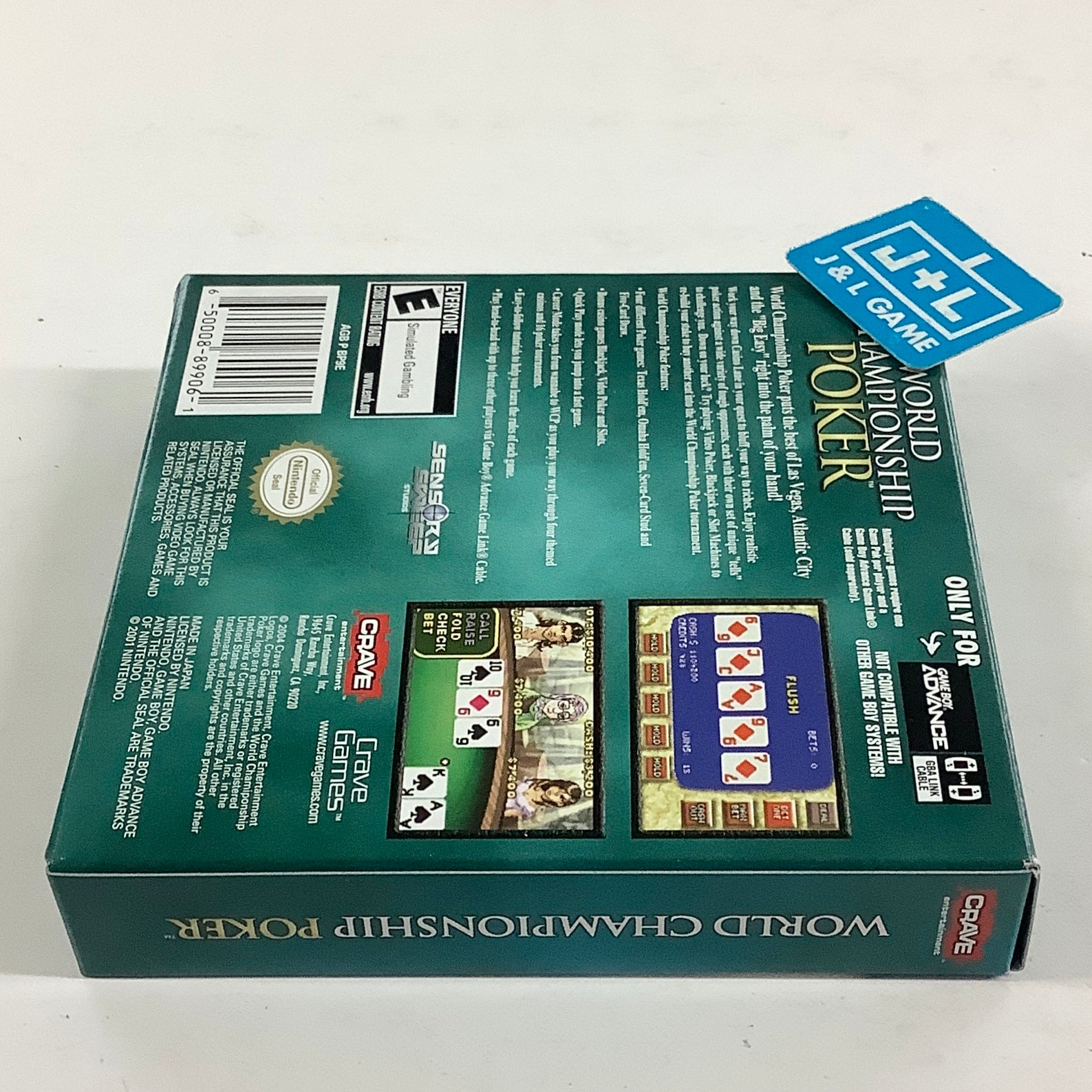 World Championship Poker - (GBA) Game Boy Advance [Pre-Owned] Video Games Crave