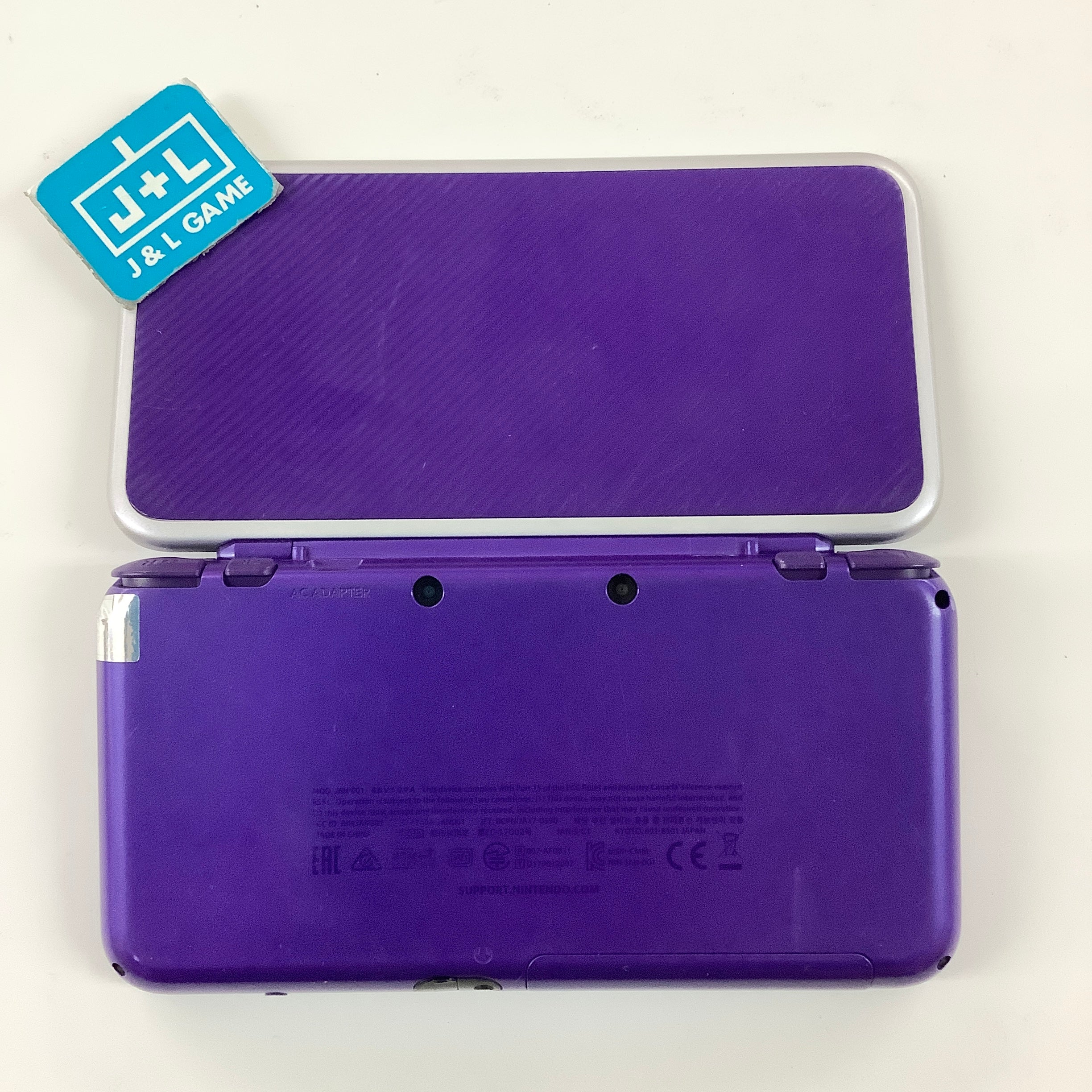 New Nintendo 2DS XL Console (Purple + Silver) - Nintendo 3DS [Pre-Owned]