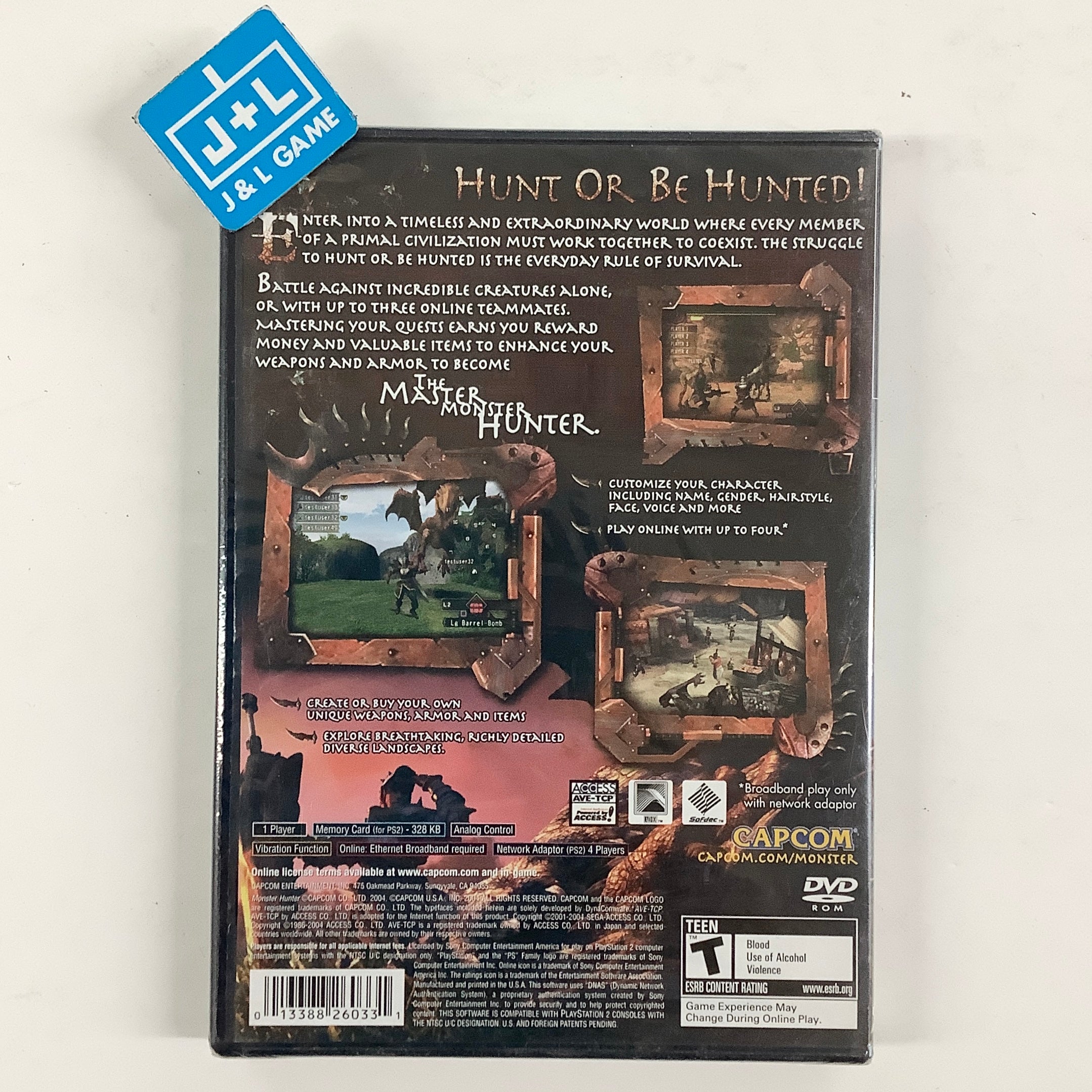 Monster Hunter - (PS2) PlayStation 2 Video Games Capcom