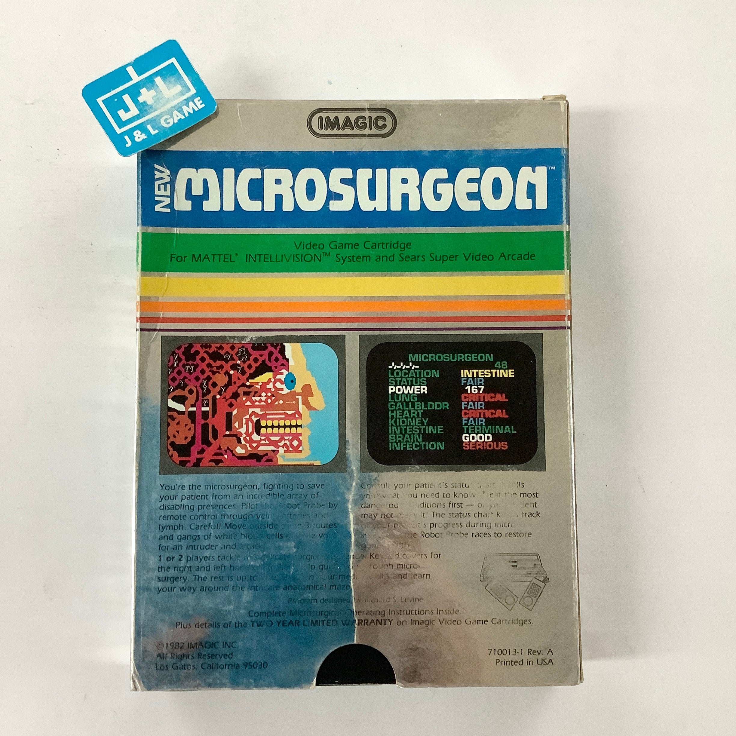 Microsurgeon - (INTV) Intellivision [Pre-Owned] Video Games Imagic   