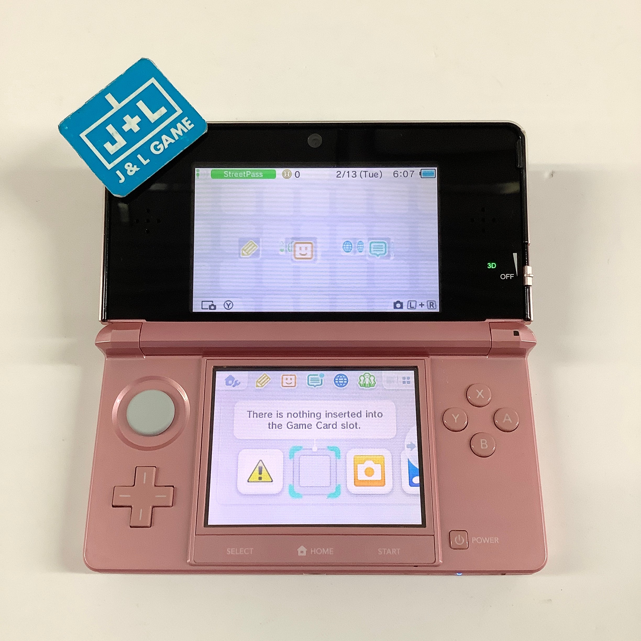 Nintendo 3DS Console (Pearl Pink) - Nintendo 3DS [Pre-Owned]
