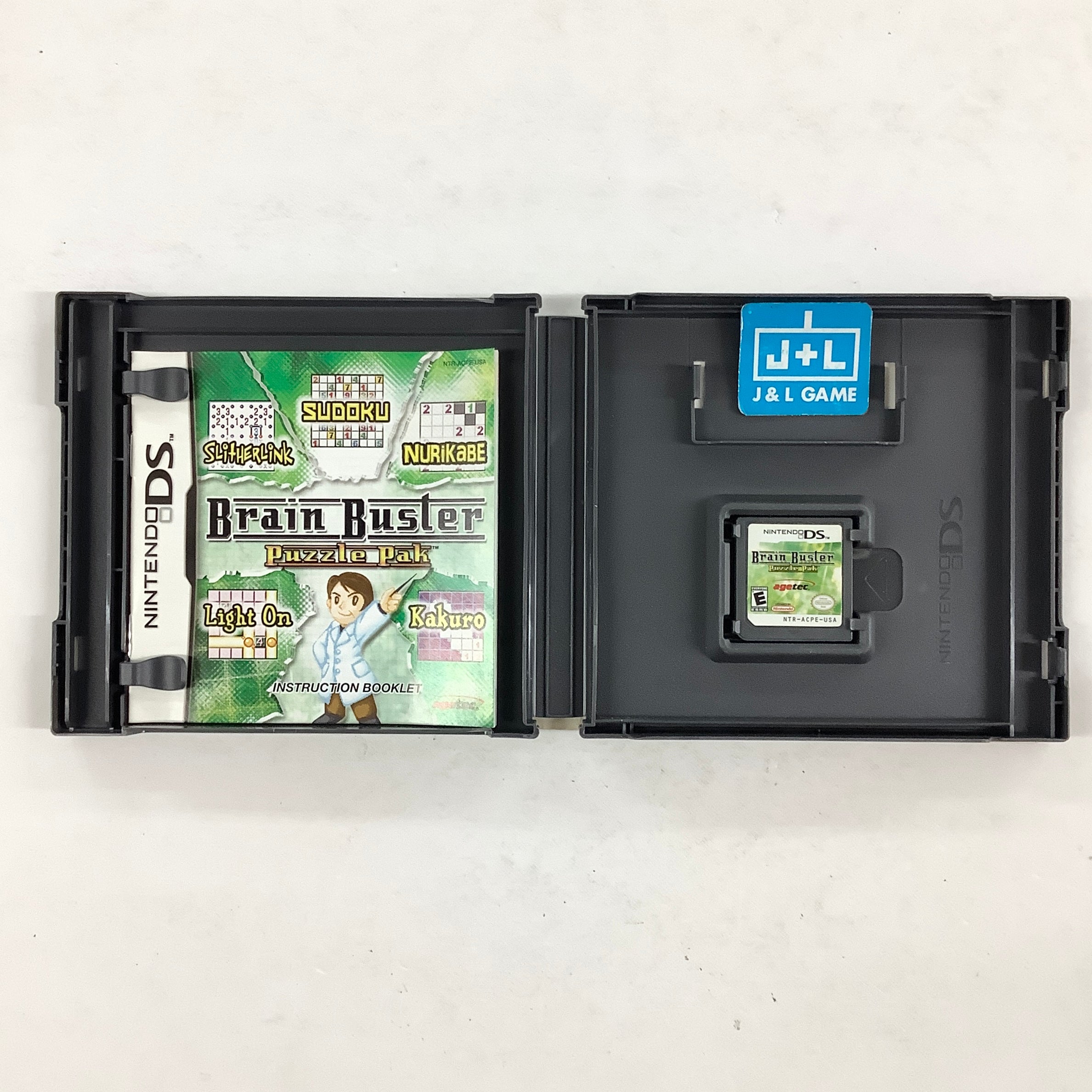 Brain Buster: Puzzle Pak - (NDS) Nintendo DS [Pre-Owned] Video Games Agetec