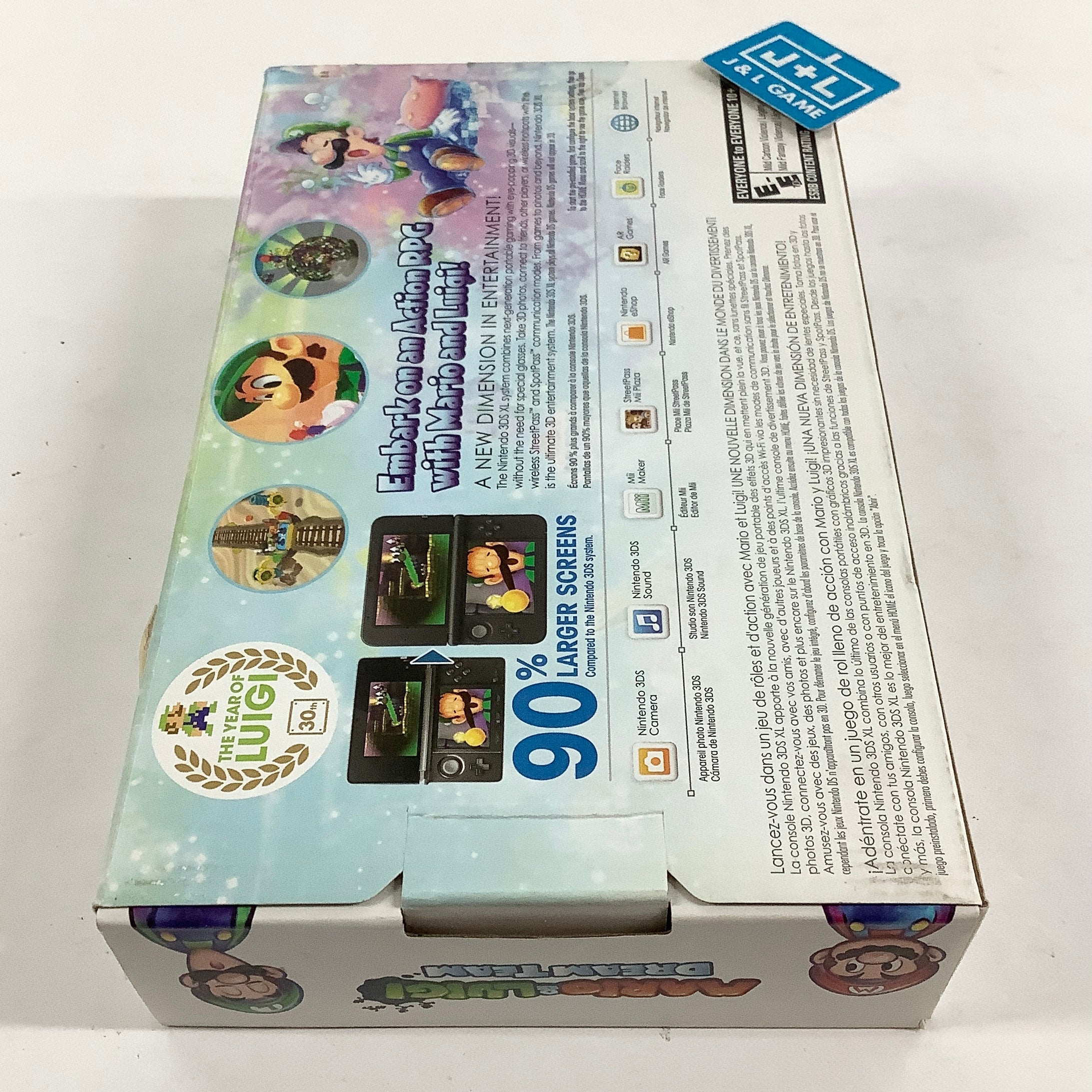 Nintendo 3DS XL Console (Mario & Luigi Silver) - Nintendo 3DS [Pre-Owned] Consoles Nintendo