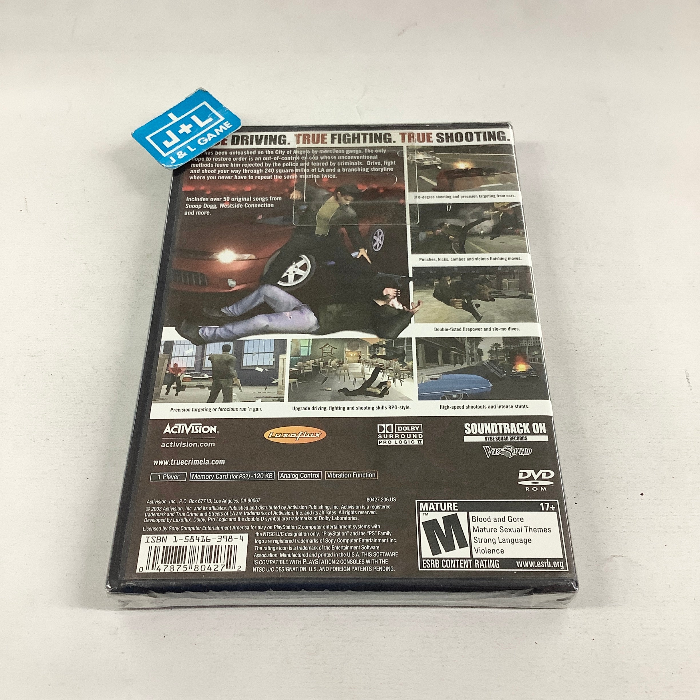 True Crime: Streets of LA - (PS2) PlayStation 2 Video Games Activision