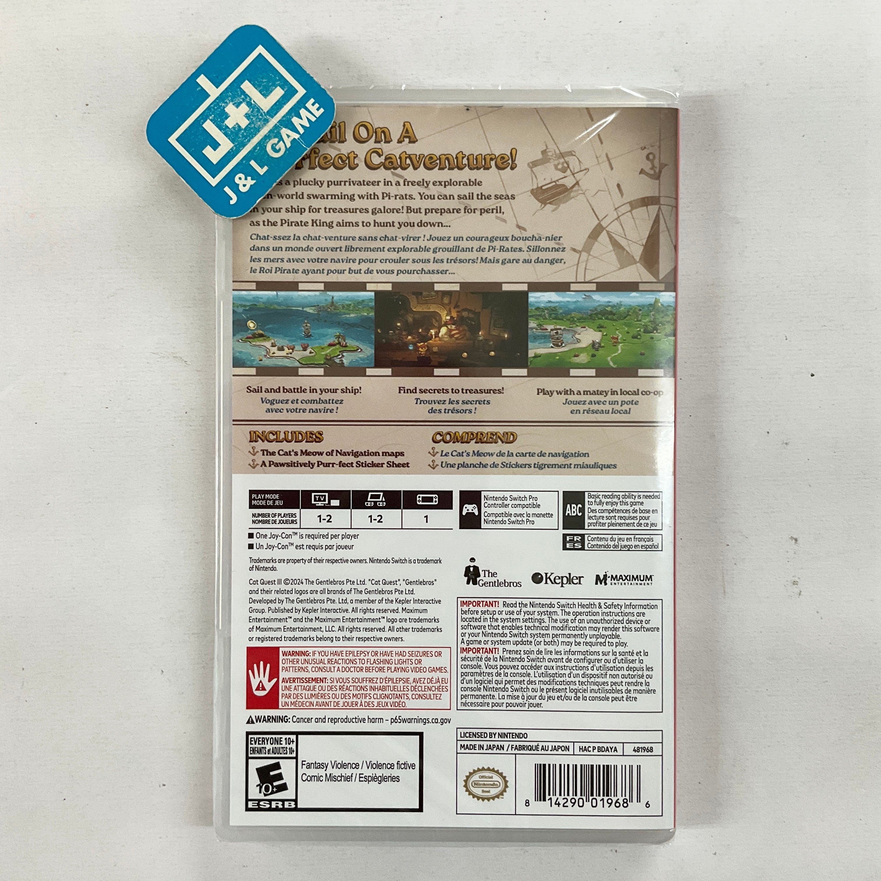 Cat Quest III - (NSW) Nintendo Switch Video Games Maximum Games   