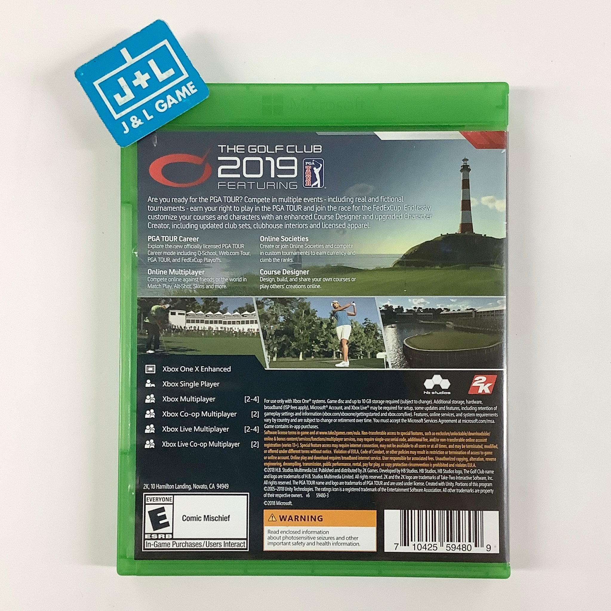 The Golf Club 2019 Featuring PGA Tour - (XB1) Xbox One [Pre-Owned] Video Games 2K Games