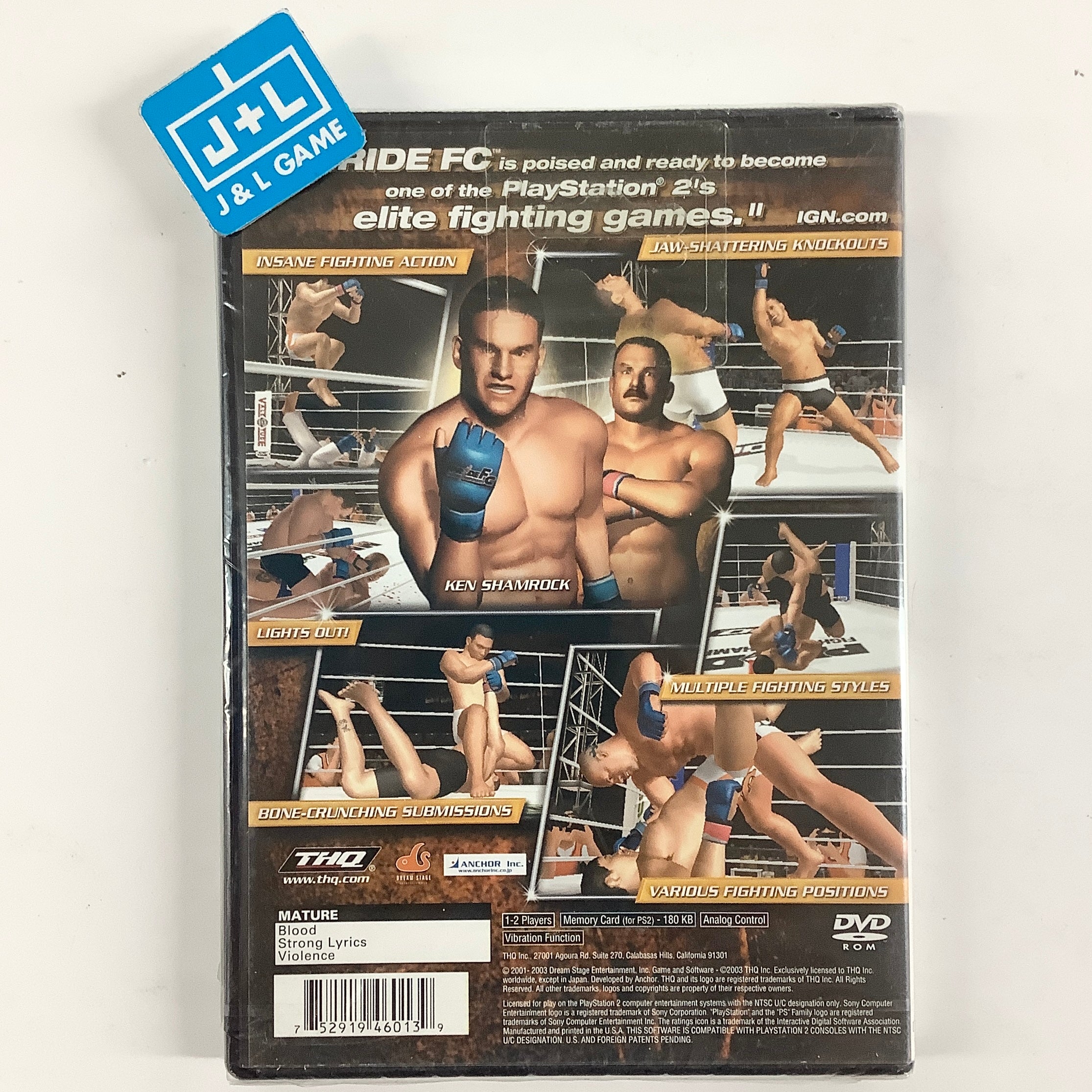 Pride FC: Fighting Championships - (PS2) PlayStation 2 Video Games THQ