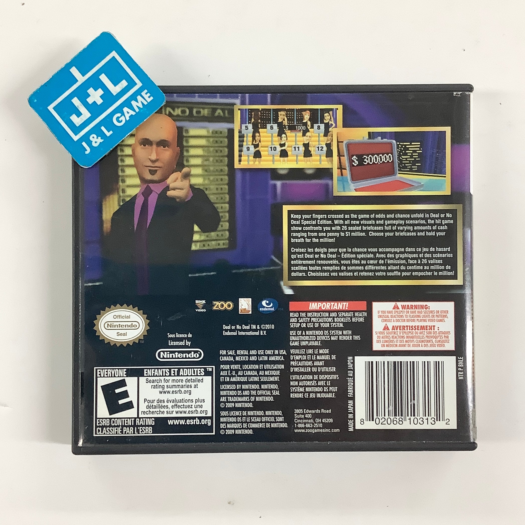 Deal or No Deal: Special Edition - (NDS) Nintendo DS [Pre-Owned] Video Games Zoo Games