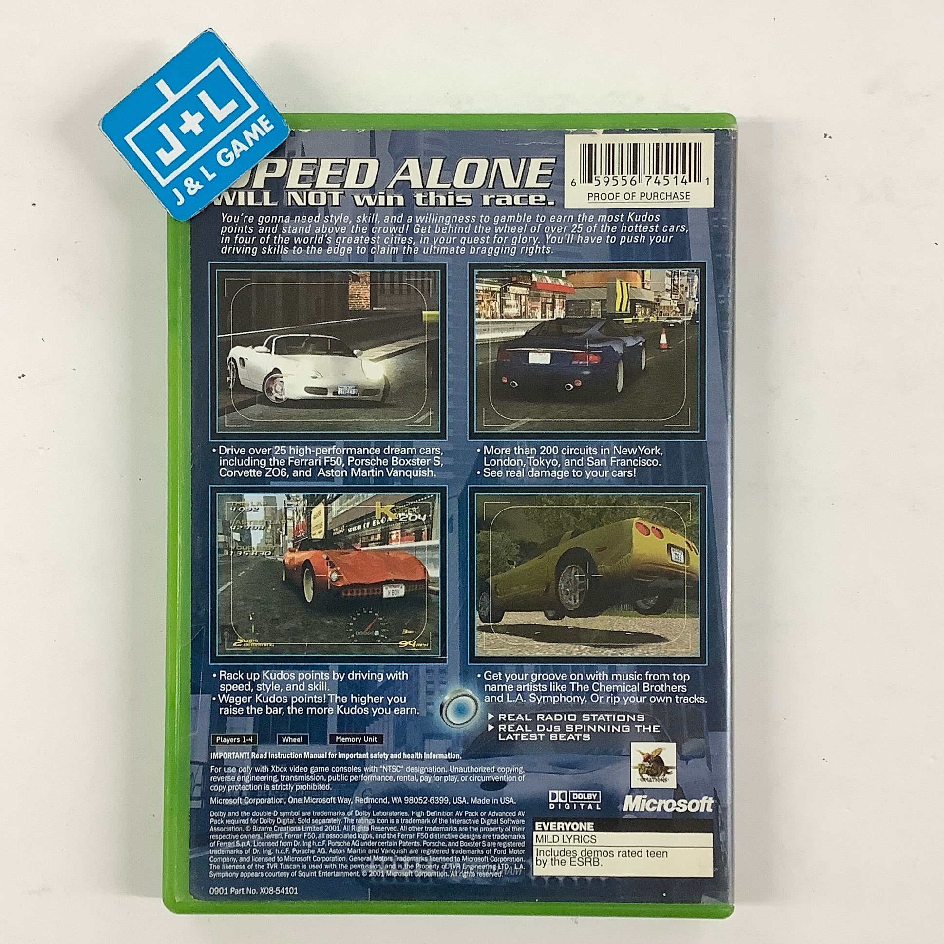 Project Gotham Racing - (XB) Xbox [Pre-Owned] Video Games Microsoft Game Studios