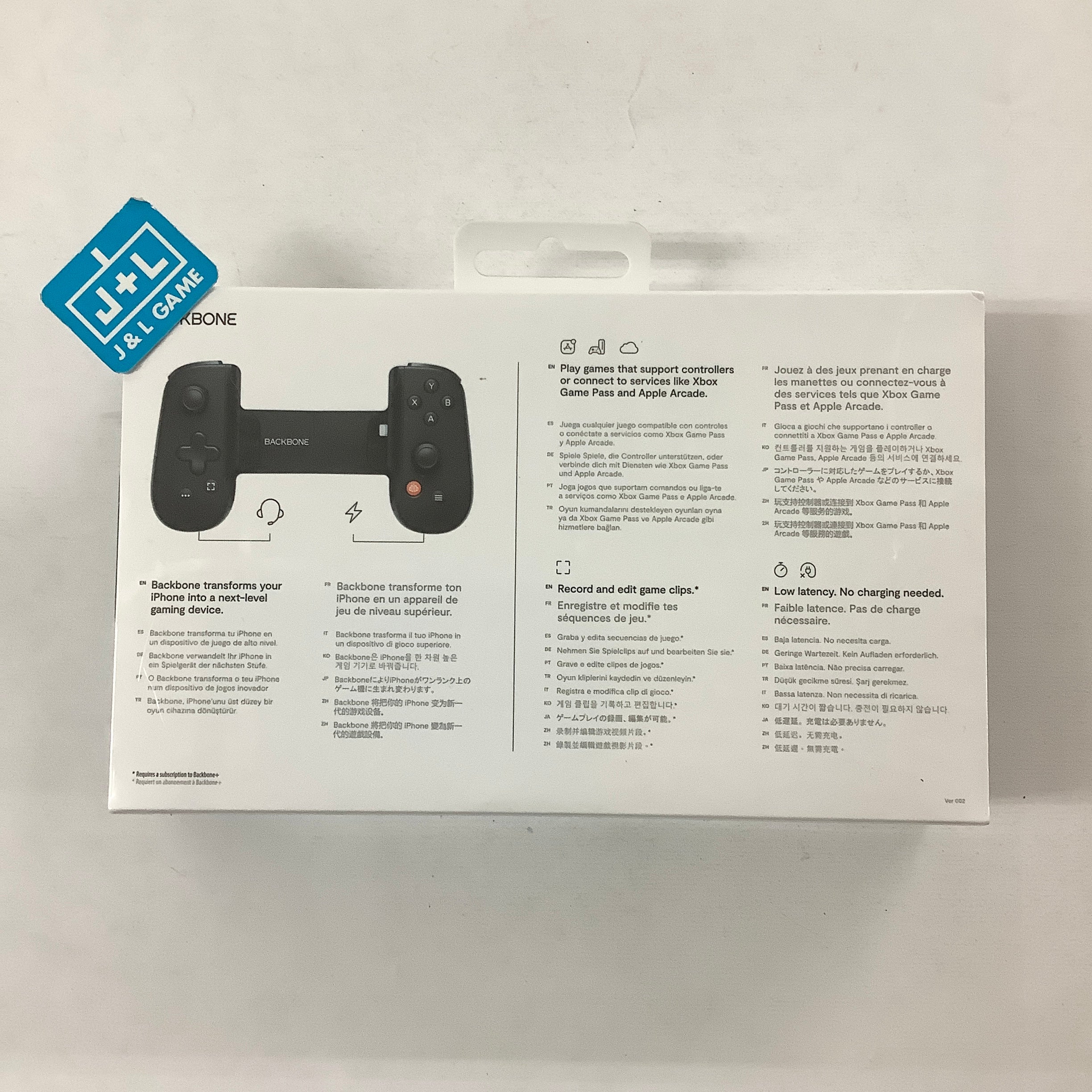 BACKBONE One Mobile Gaming Controller for iPhone (Lighting Black) - Mobile Video Games BACKBONE