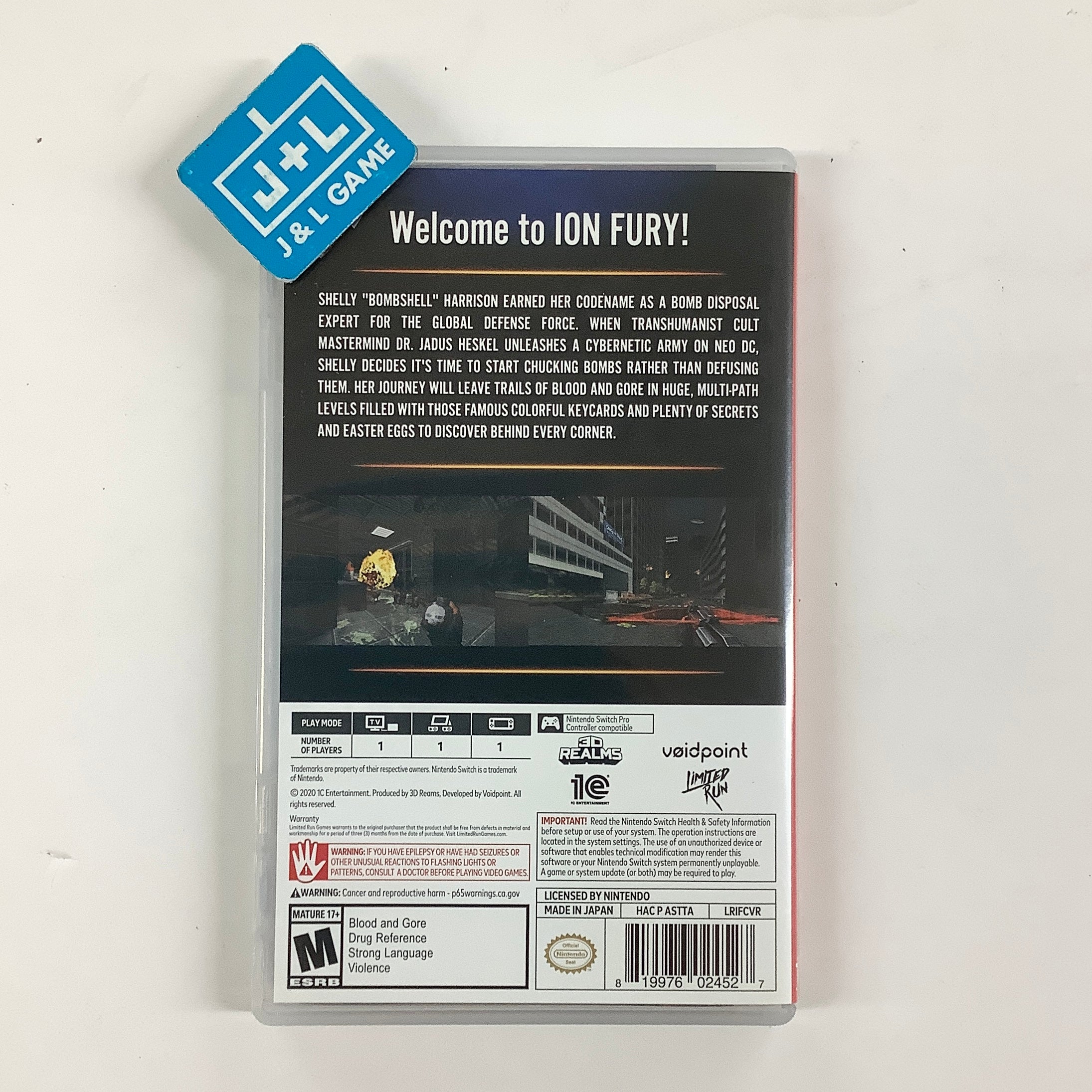 Ion Fury - (NSW) Nintendo Switch [Pre-Owned] Video Games Limited Run